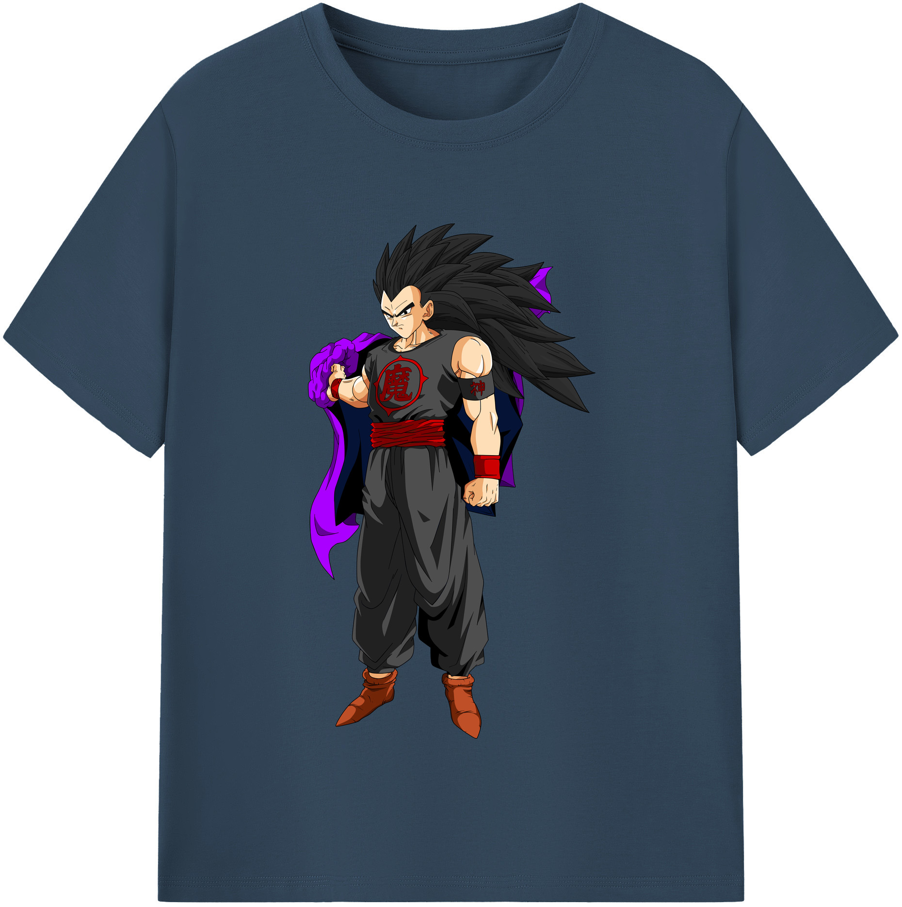 （画像用） ドラゴンボール ベジータ四世（Bejīta Yonsei）DRAGON BALL Vegeta IV レディースカジュアルプリントTシャツ（綿100％）