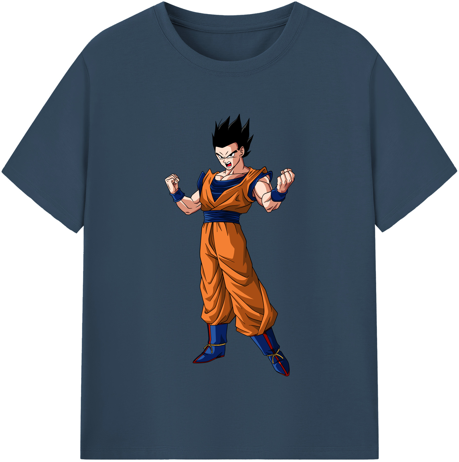 （画像用） ドラゴンボール 孫 悟飯（そんごはん）DRAGON BALL Son Gohan レディースカジュアルプリントTシャツ（綿100％）