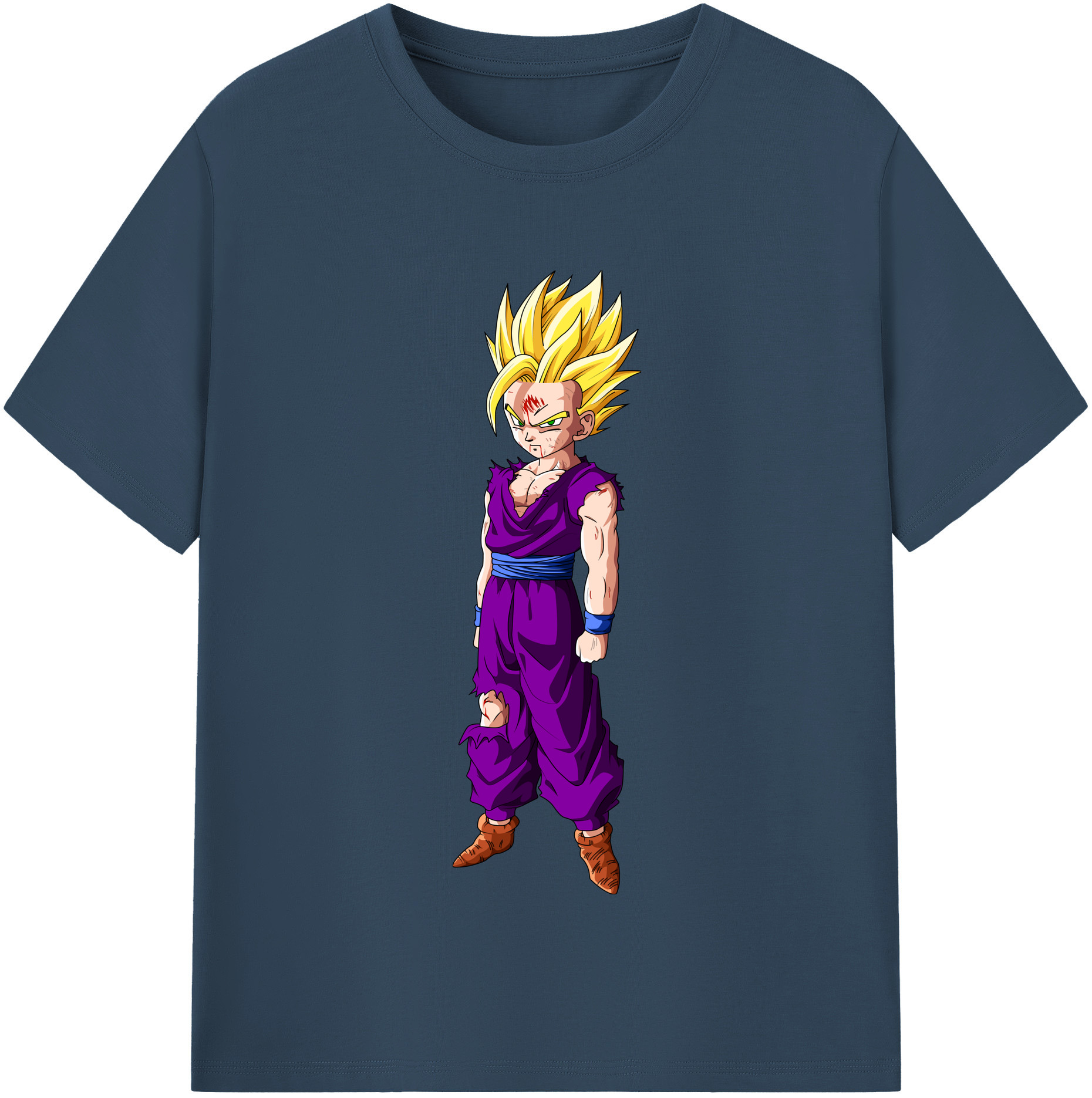 （画像用） ドラゴンボール 孫 悟飯（そんごはん）DRAGON BALL Son Gohan レディースカジュアルプリントTシャツ（綿100％）