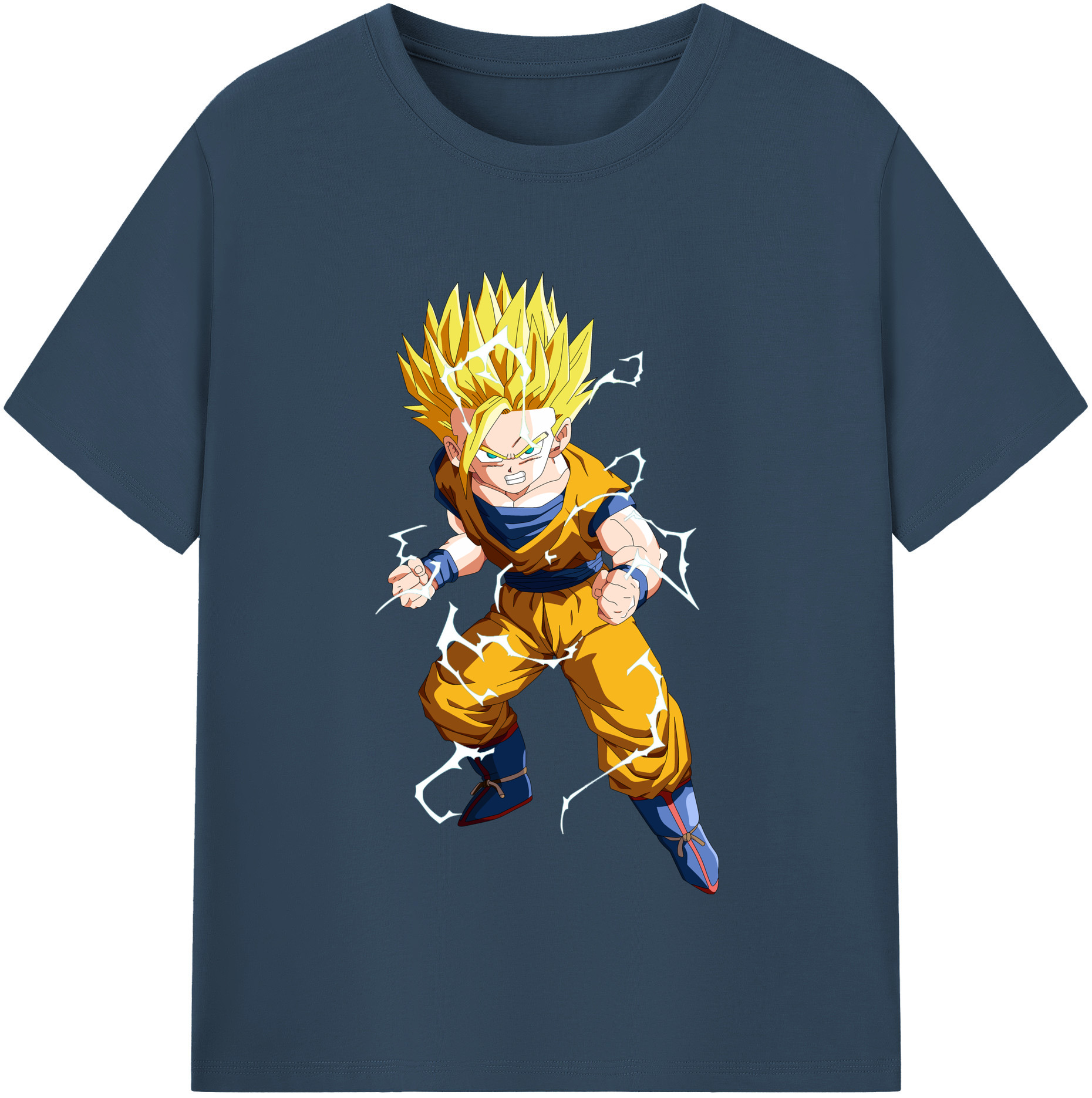（画像用） ドラゴンボール 孫 悟飯（そんごはん）DRAGON BALL Son Gohan レディースカジュアルプリントTシャツ（綿100％）