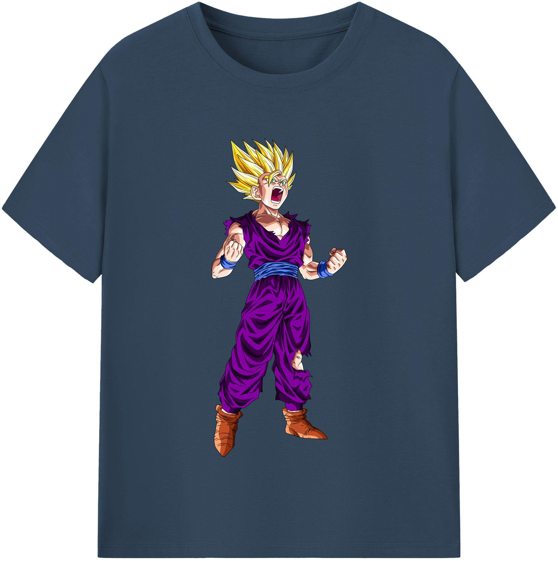 （画像用） ドラゴンボール 孫 悟飯（そんごはん）DRAGON BALL Son Gohan レディースカジュアルプリントTシャツ（綿100％）