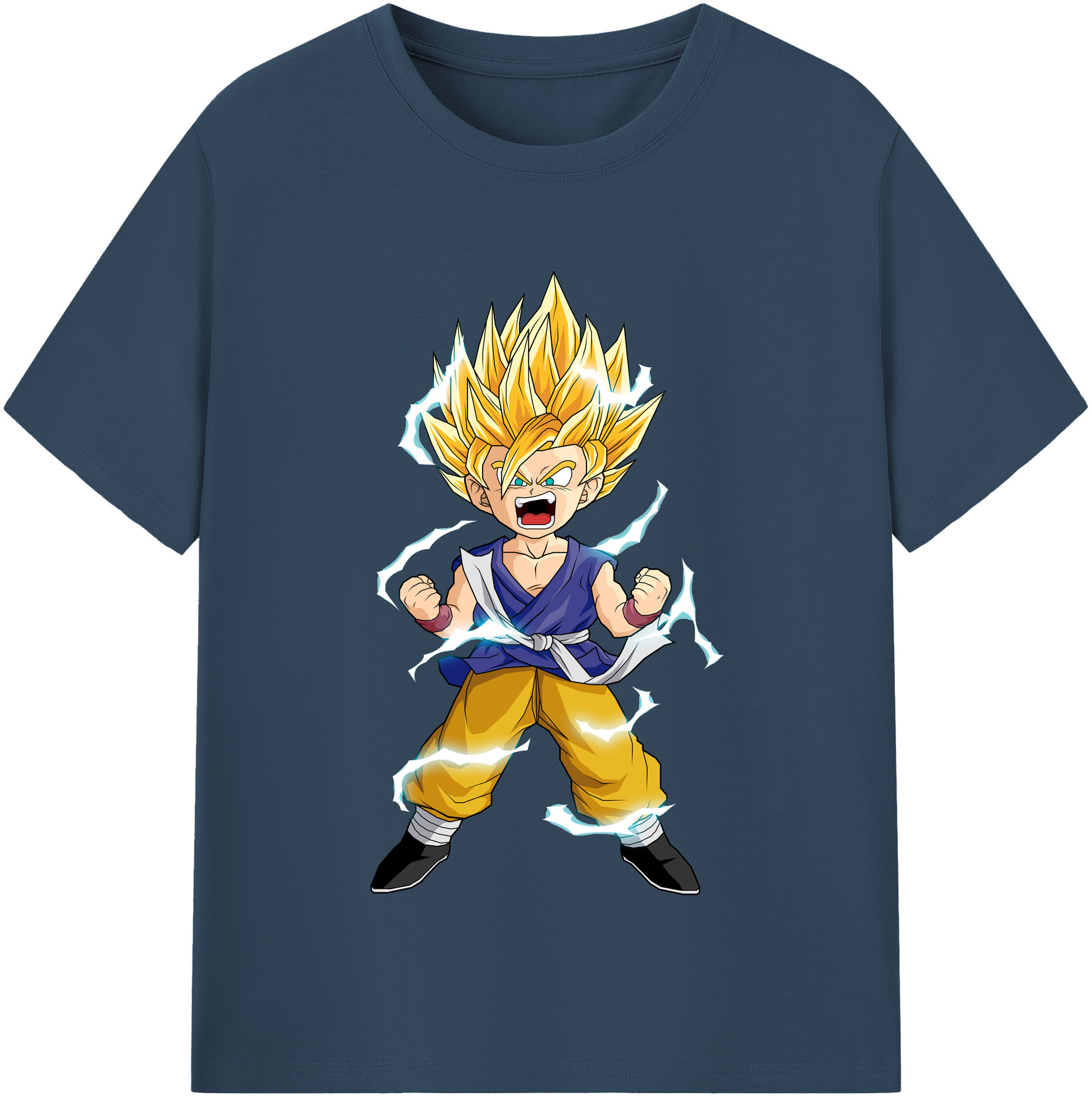 （画像用） ドラゴンボール 孫 悟飯（そんごはん）DRAGON BALL Son Gohan レディースカジュアルプリントTシャツ（綿100％）