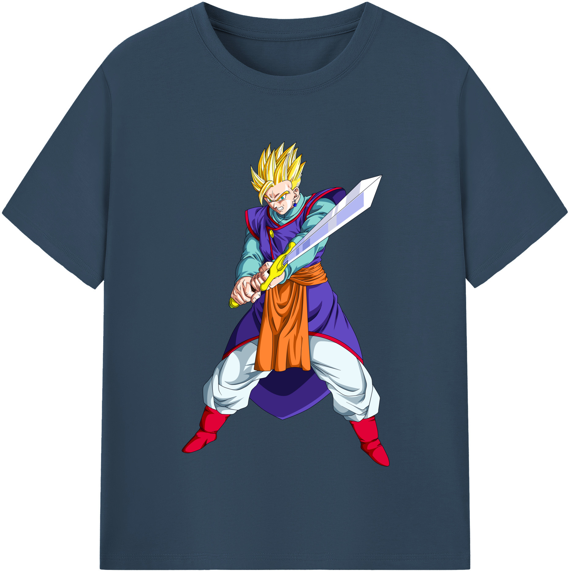 （画像用） ドラゴンボール 孫 悟飯（そんごはん）DRAGON BALL Son Gohan レディースカジュアルプリントTシャツ（綿100％）