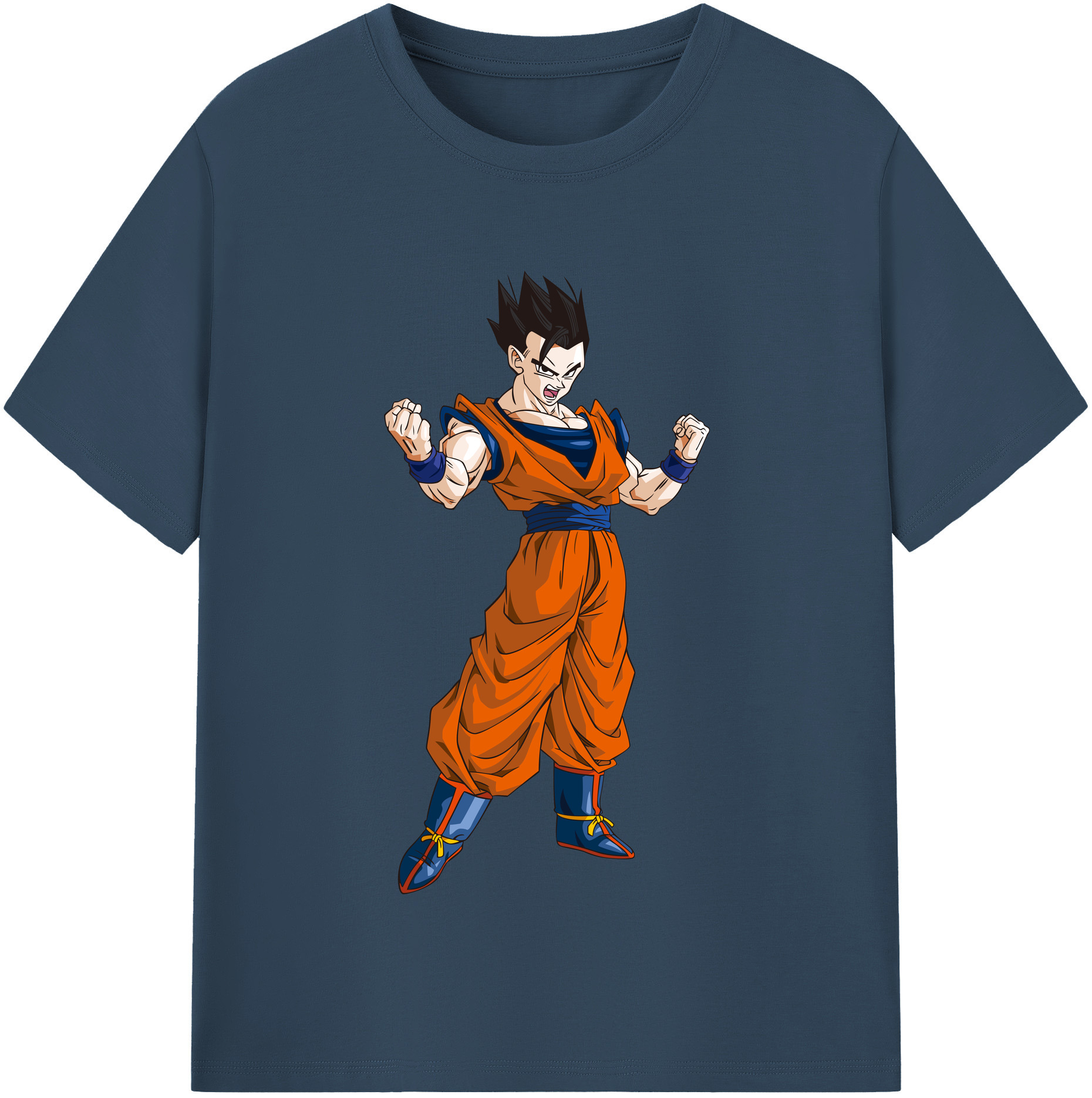 （画像用） ドラゴンボール 孫 悟飯（そんごはん）DRAGON BALL Son Gohan レディースカジュアルプリントTシャツ（綿100％）
