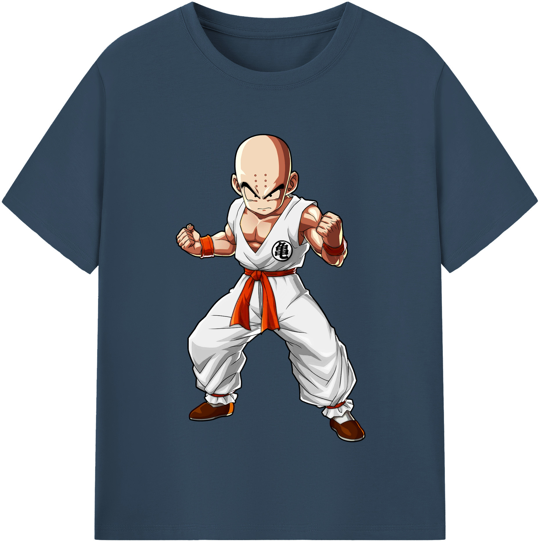 （画像用） ドラゴンボール クリリン DRAGON BALL krillin レディースカジュアルプリントTシャツ（綿100％）