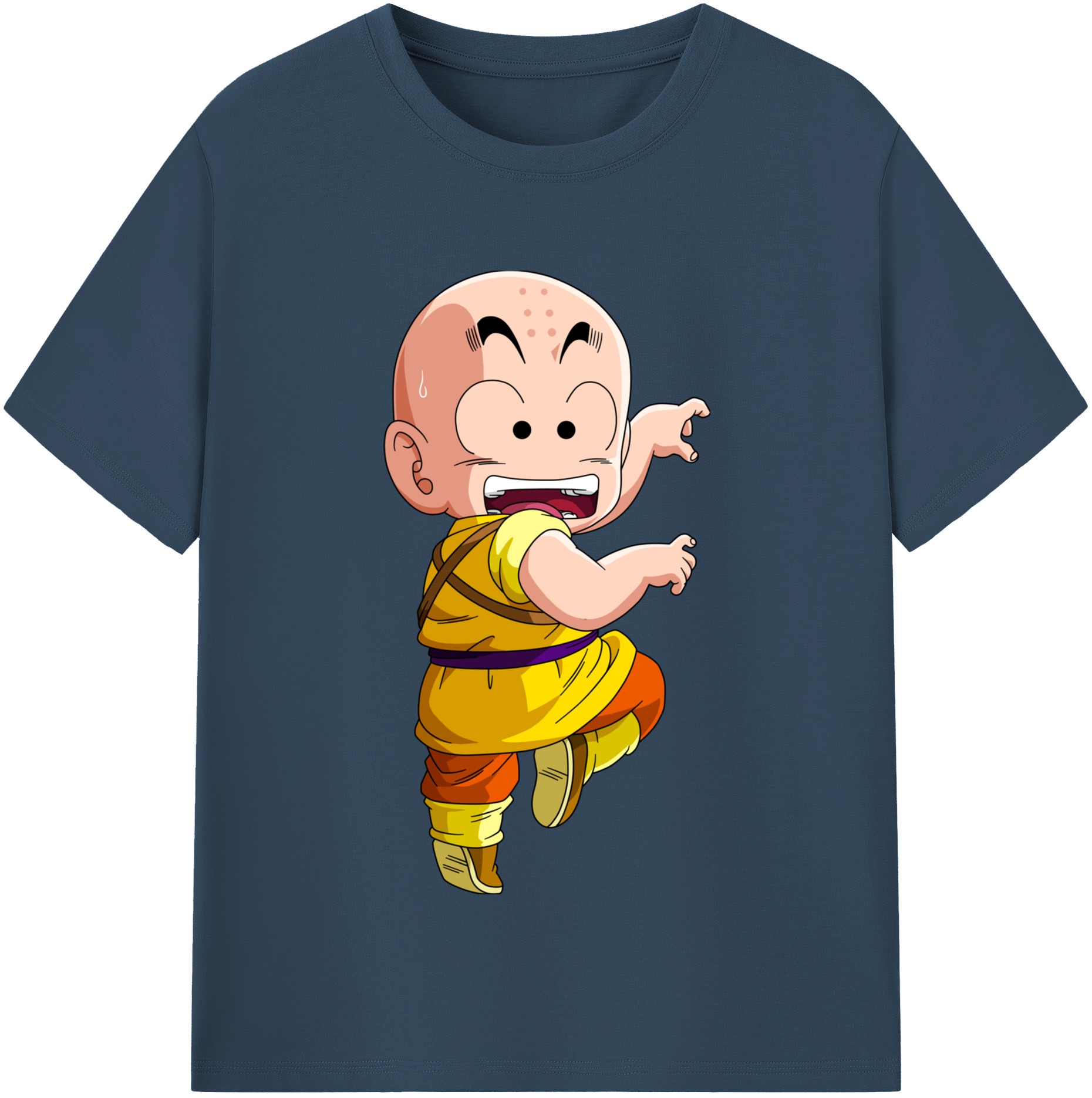 （画像用） ドラゴンボール クリリン DRAGON BALL krillin レディースカジュアルプリントTシャツ（綿100％）