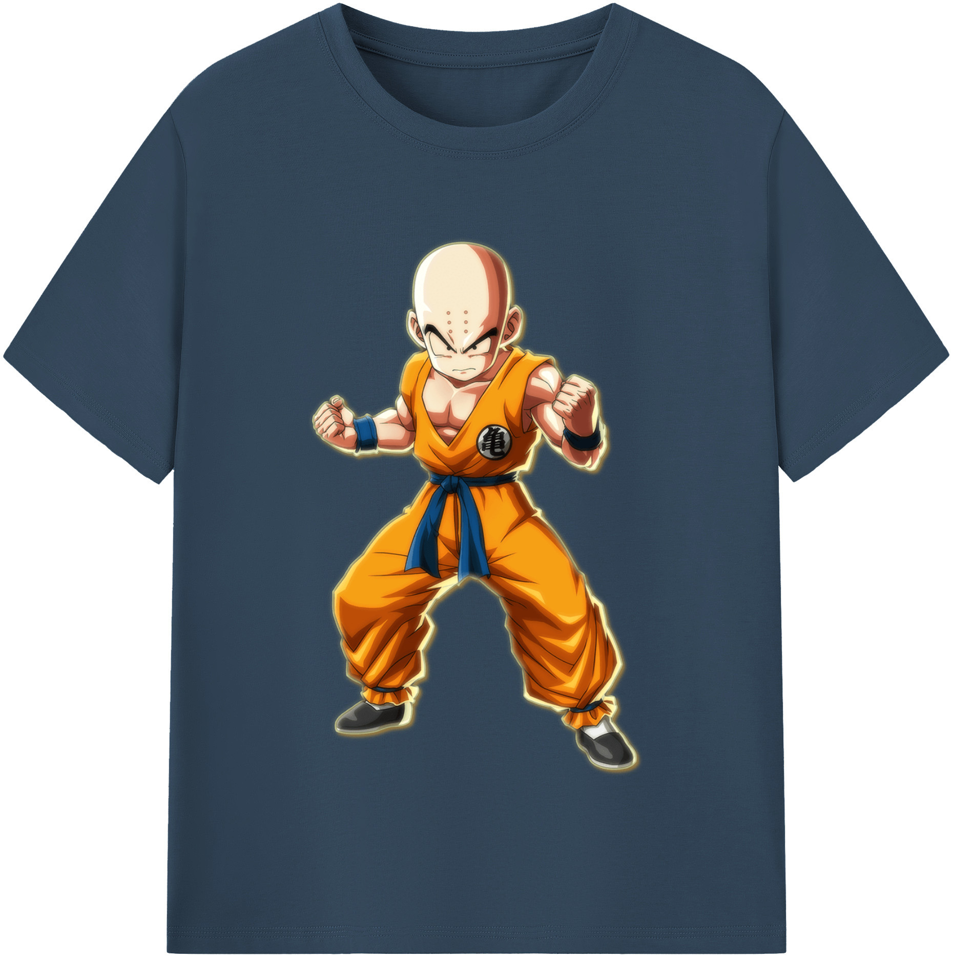 （画像用） ドラゴンボール クリリン DRAGON BALL krillin レディースカジュアルプリントTシャツ（綿100％）