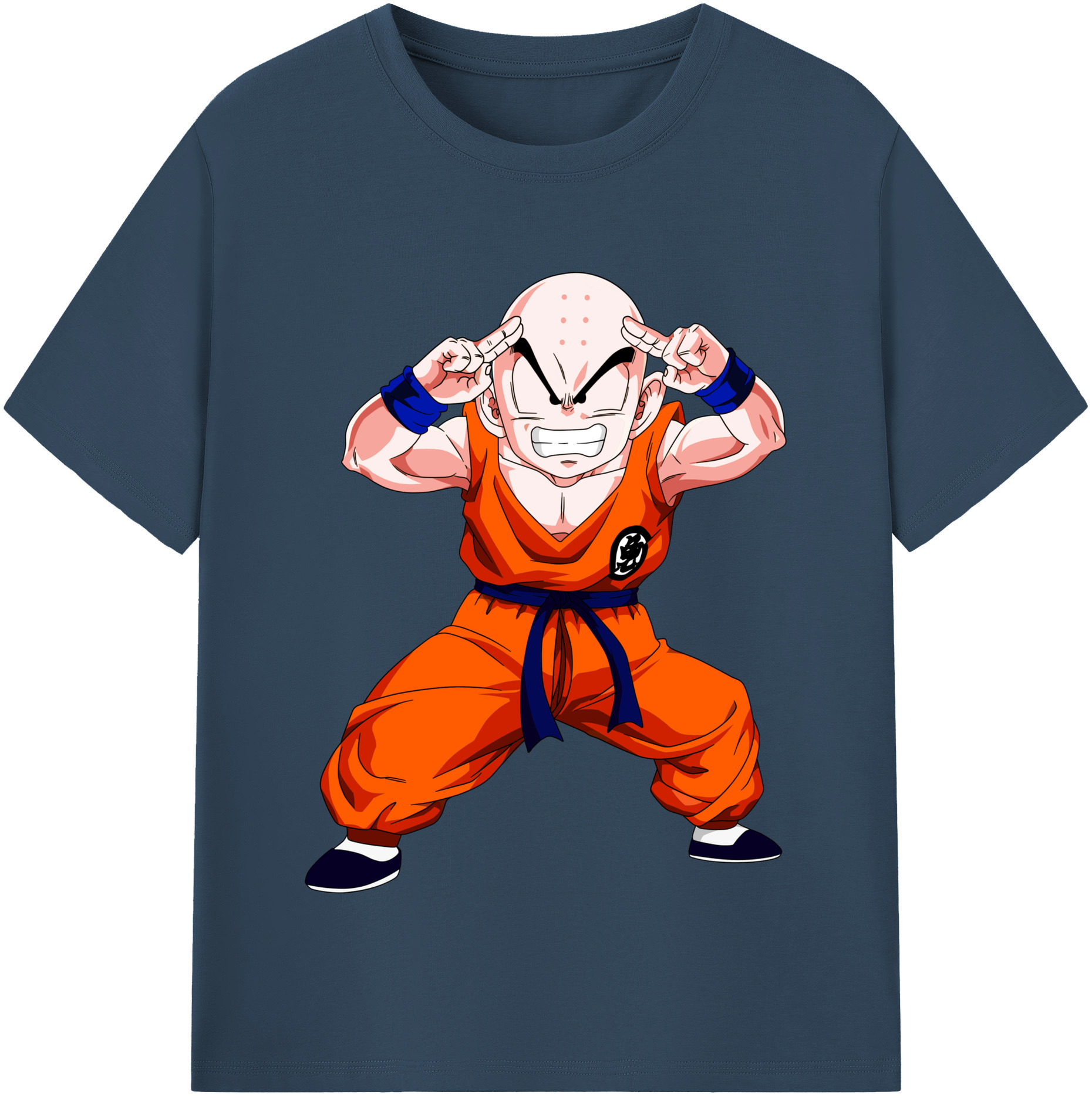 （画像用） ドラゴンボール クリリン DRAGON BALL krillin レディースカジュアルプリントTシャツ（綿100％）