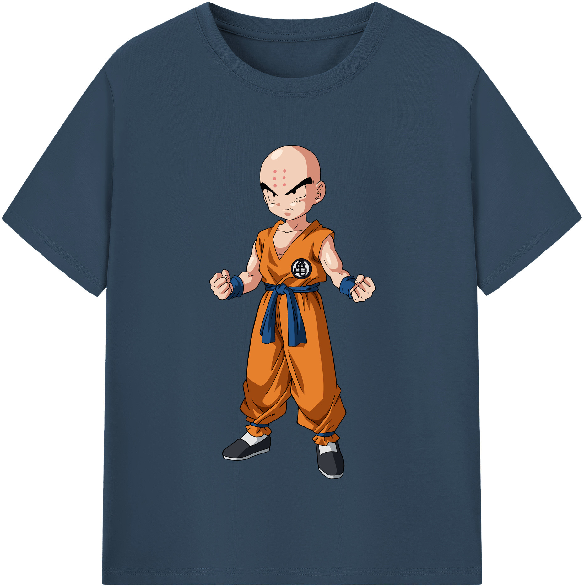 （画像用） ドラゴンボール クリリン DRAGON BALL krillin レディースカジュアルプリントTシャツ（綿100％）