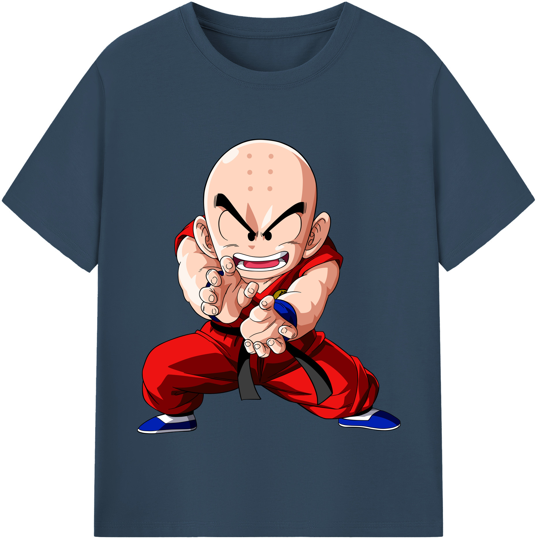 （画像用） ドラゴンボール クリリン DRAGON BALL krillin レディースカジュアルプリントTシャツ（綿100％）