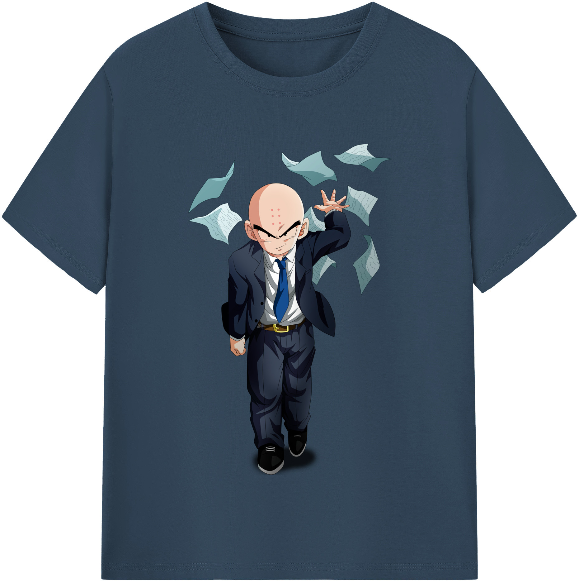 （画像用） ドラゴンボール クリリン DRAGON BALL krillin レディースカジュアルプリントTシャツ（綿100％）