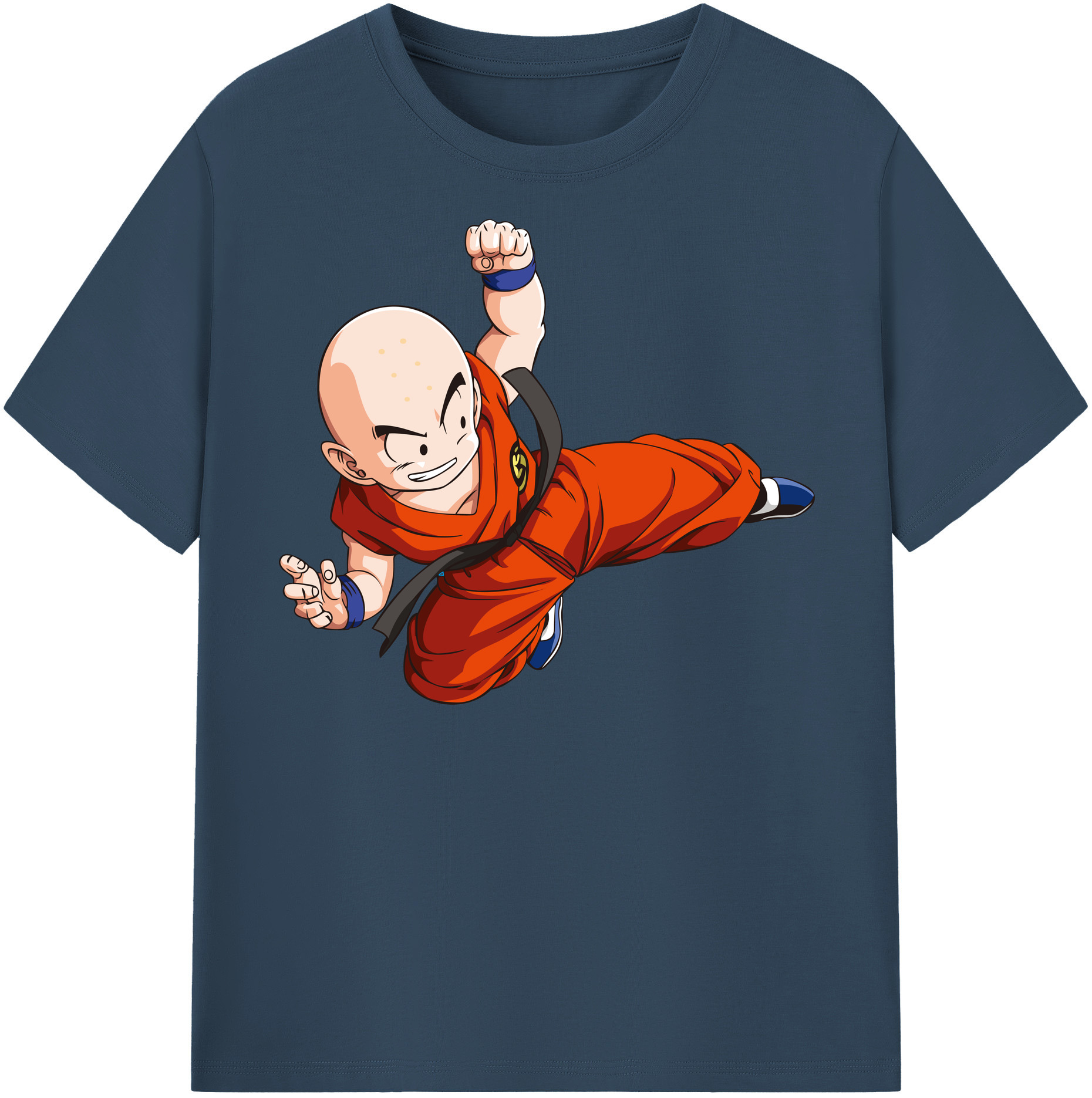 （画像用） ドラゴンボール クリリン DRAGON BALL krillin レディースカジュアルプリントTシャツ（綿100％）
