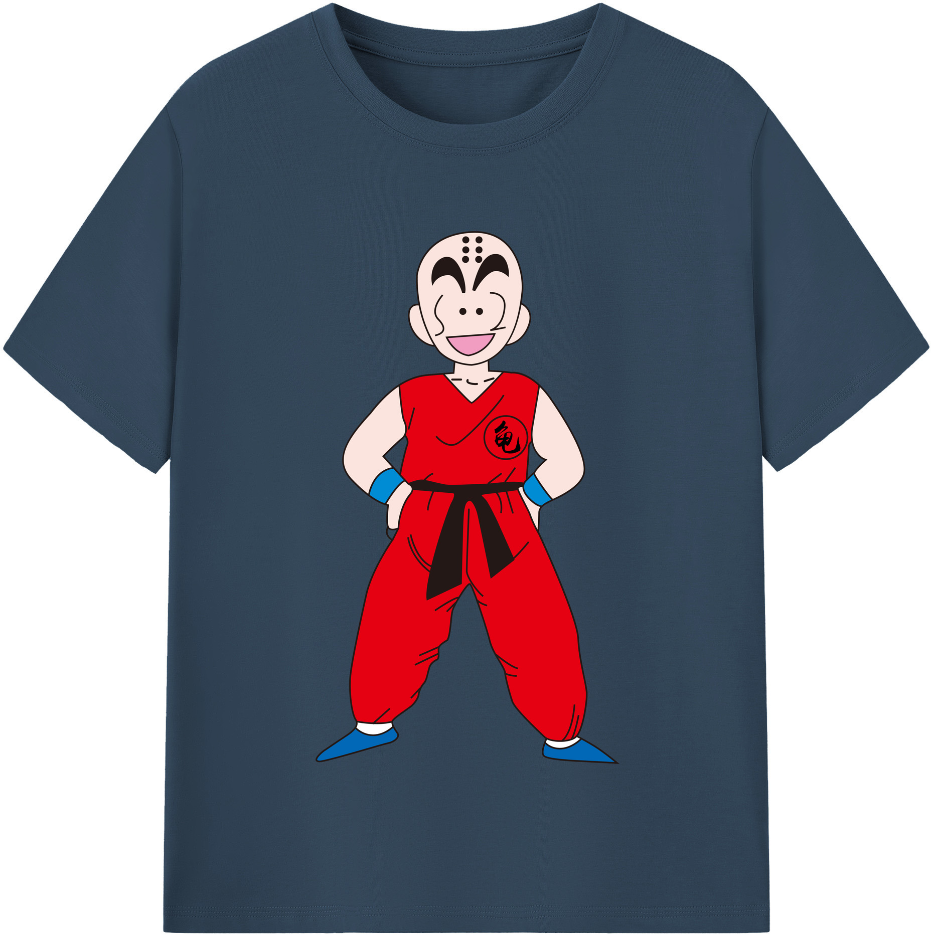 （画像用） ドラゴンボール クリリン DRAGON BALL krillin レディースカジュアルプリントTシャツ（綿100％）