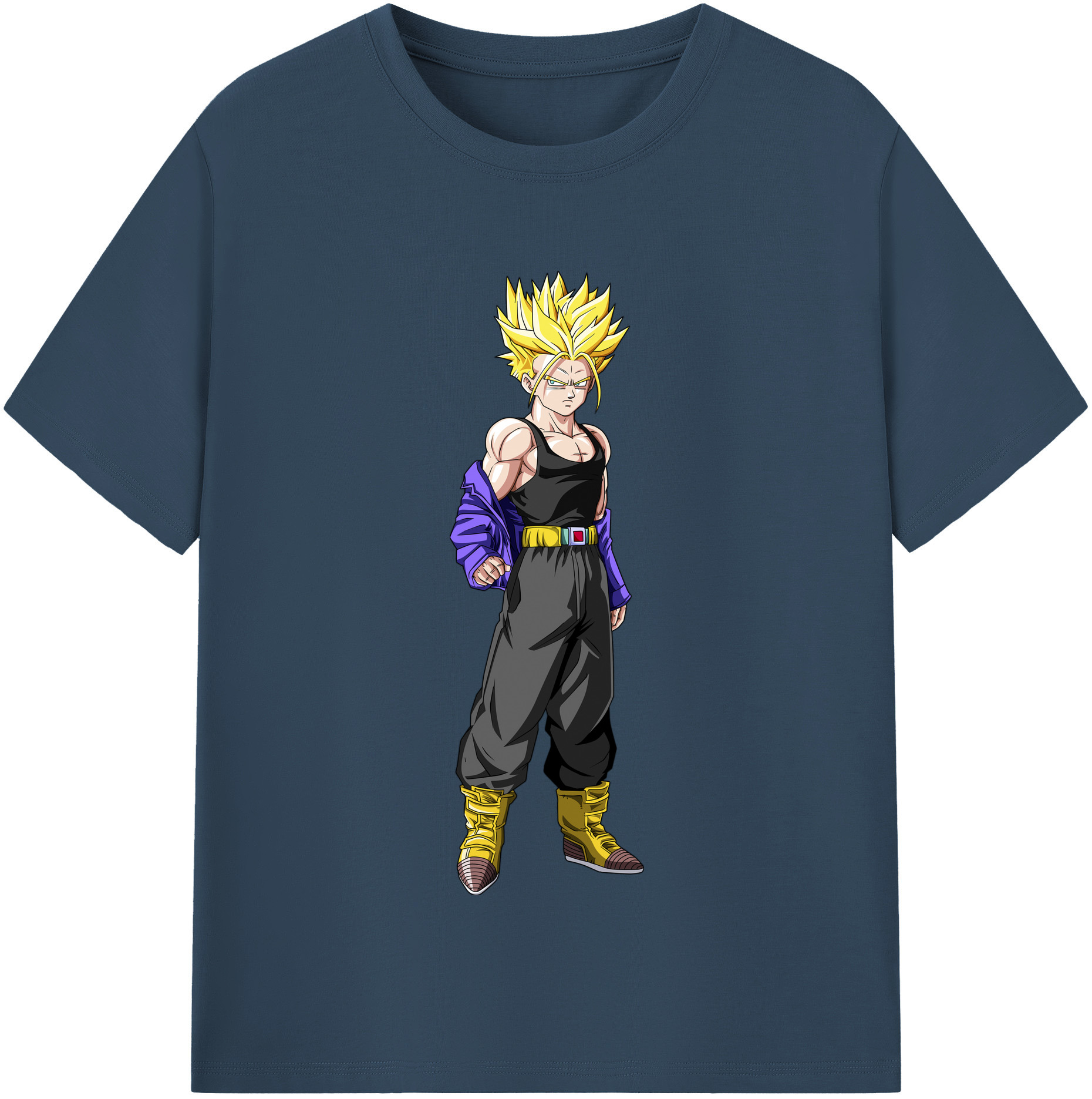 （画像用） ドラゴンボール トランクス（Torankusu）DRAGON BALL Trunks レディースカジュアルプリントTシャツ（綿100％）