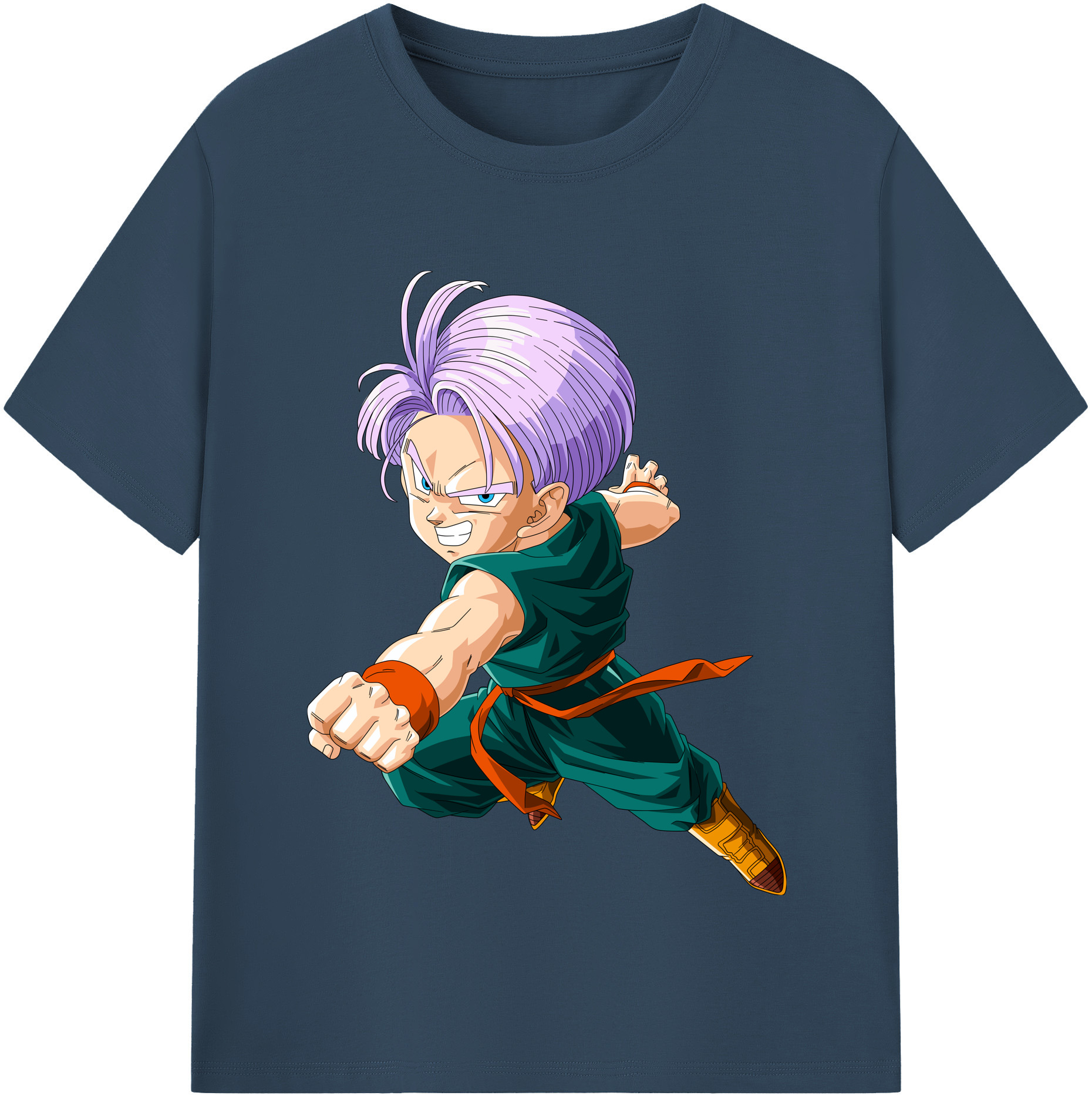（画像用） ドラゴンボール トランクス（Torankusu）DRAGON BALL Trunks レディースカジュアルプリントTシャツ（綿100％）