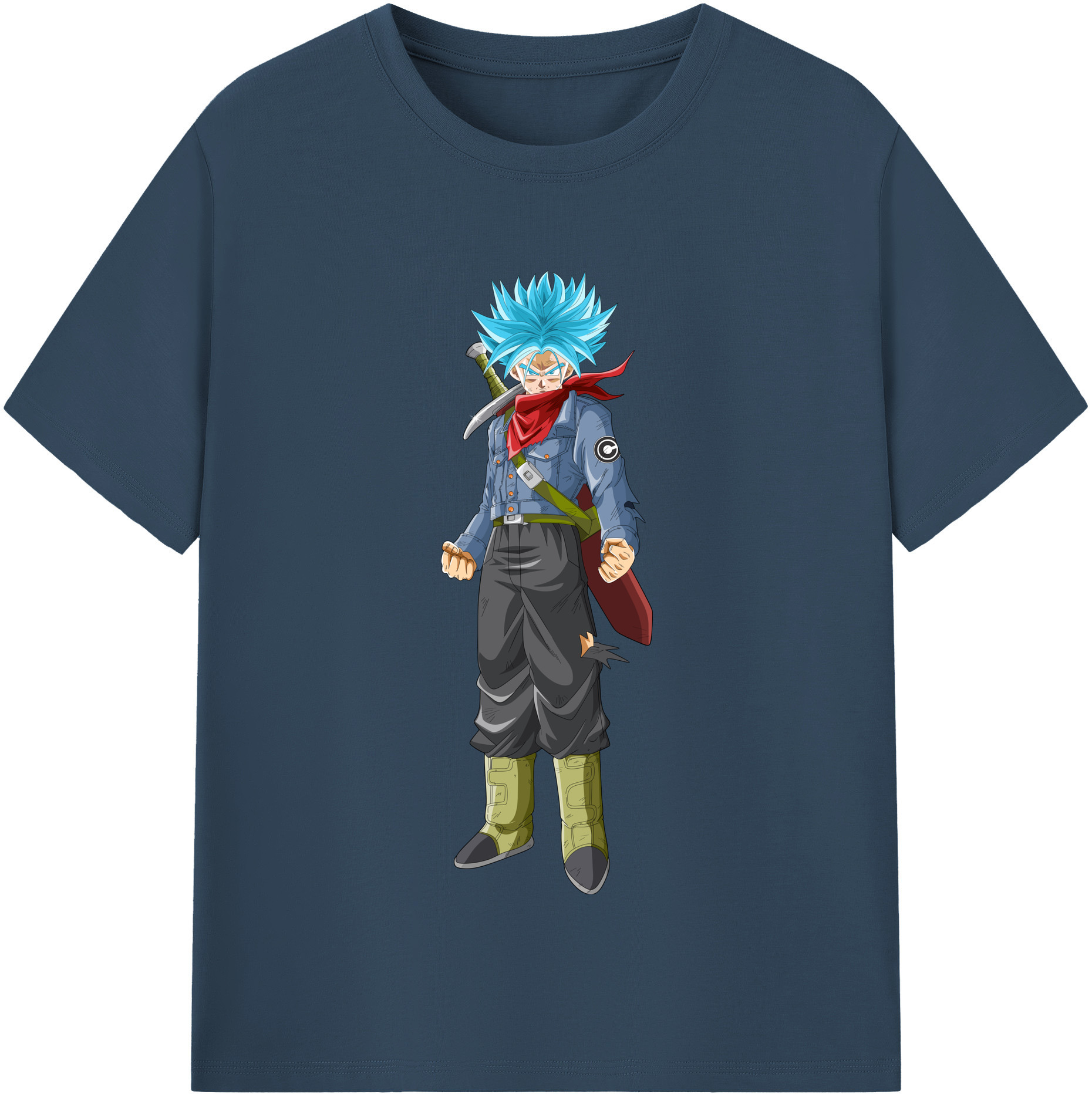 （画像用） ドラゴンボール トランクス（Torankusu）DRAGON BALL Trunks レディースカジュアルプリントTシャツ（綿100％）