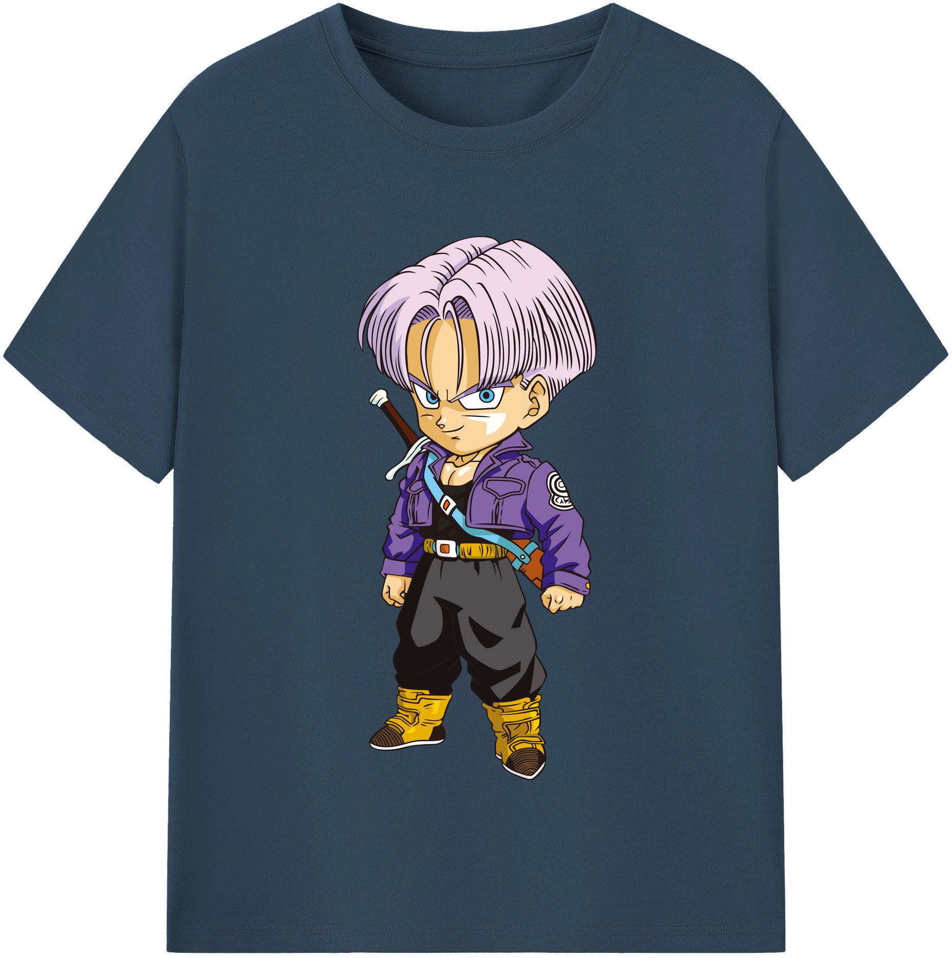 （画像用） ドラゴンボール トランクス（Torankusu）DRAGON BALL Trunks レディースカジュアルプリントTシャツ（綿100％）