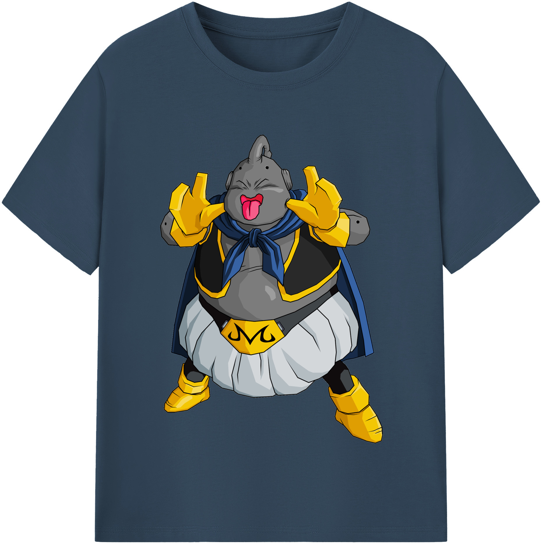 （画像用） ドラゴンボール 魔人ブウ DRAGON BALL Majin Buu レディースカジュアルプリントTシャツ（綿100％）