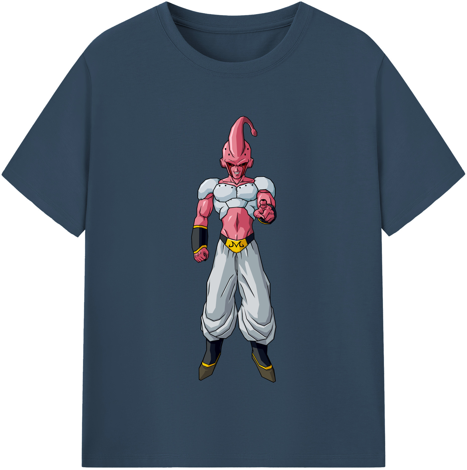（画像用） ドラゴンボール 魔人ブウ DRAGON BALL Majin Buu レディースカジュアルプリントTシャツ（綿100％）