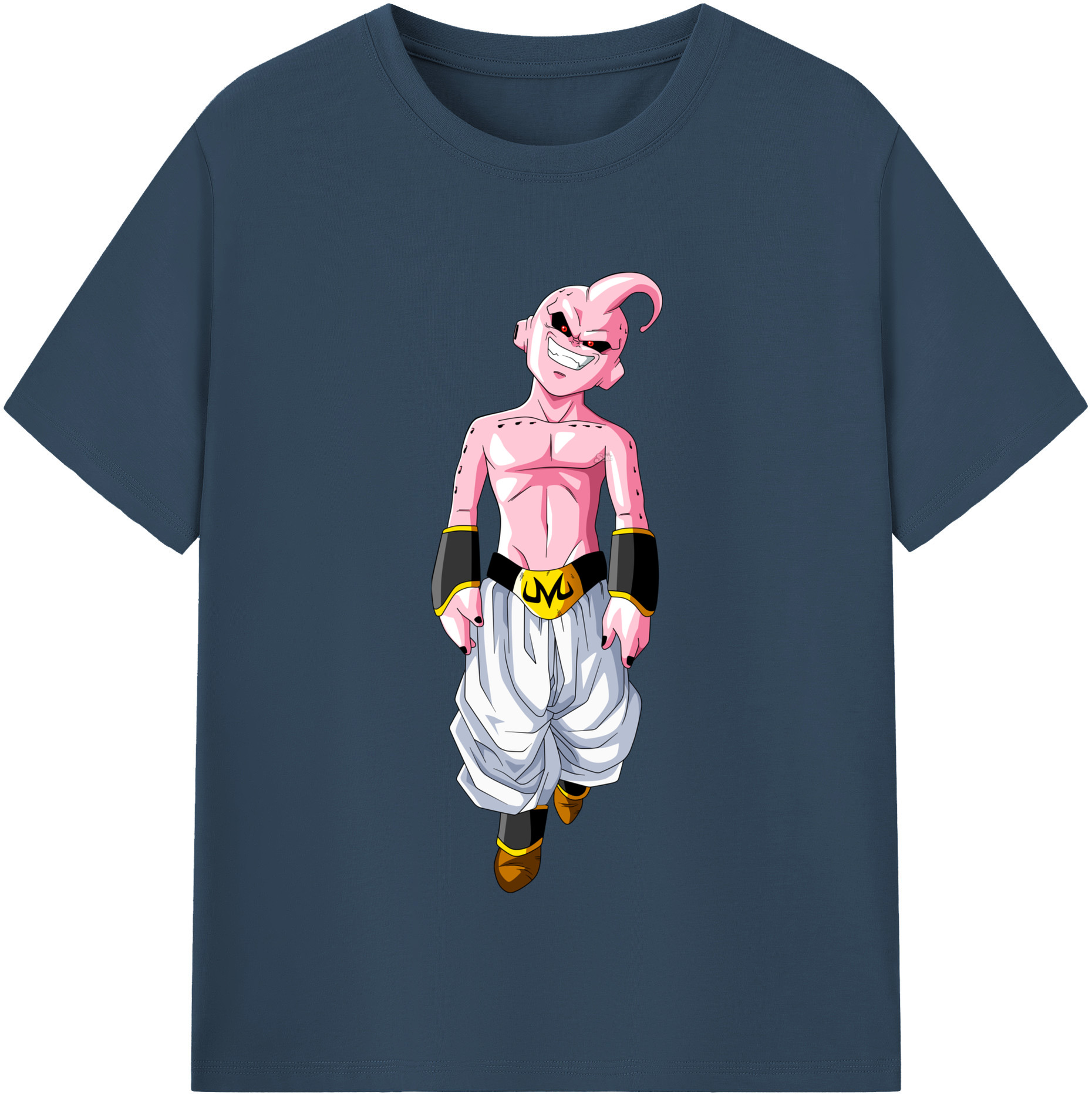 （画像用） ドラゴンボール 魔人ブウ DRAGON BALL Majin Buu レディースカジュアルプリントTシャツ（綿100％）