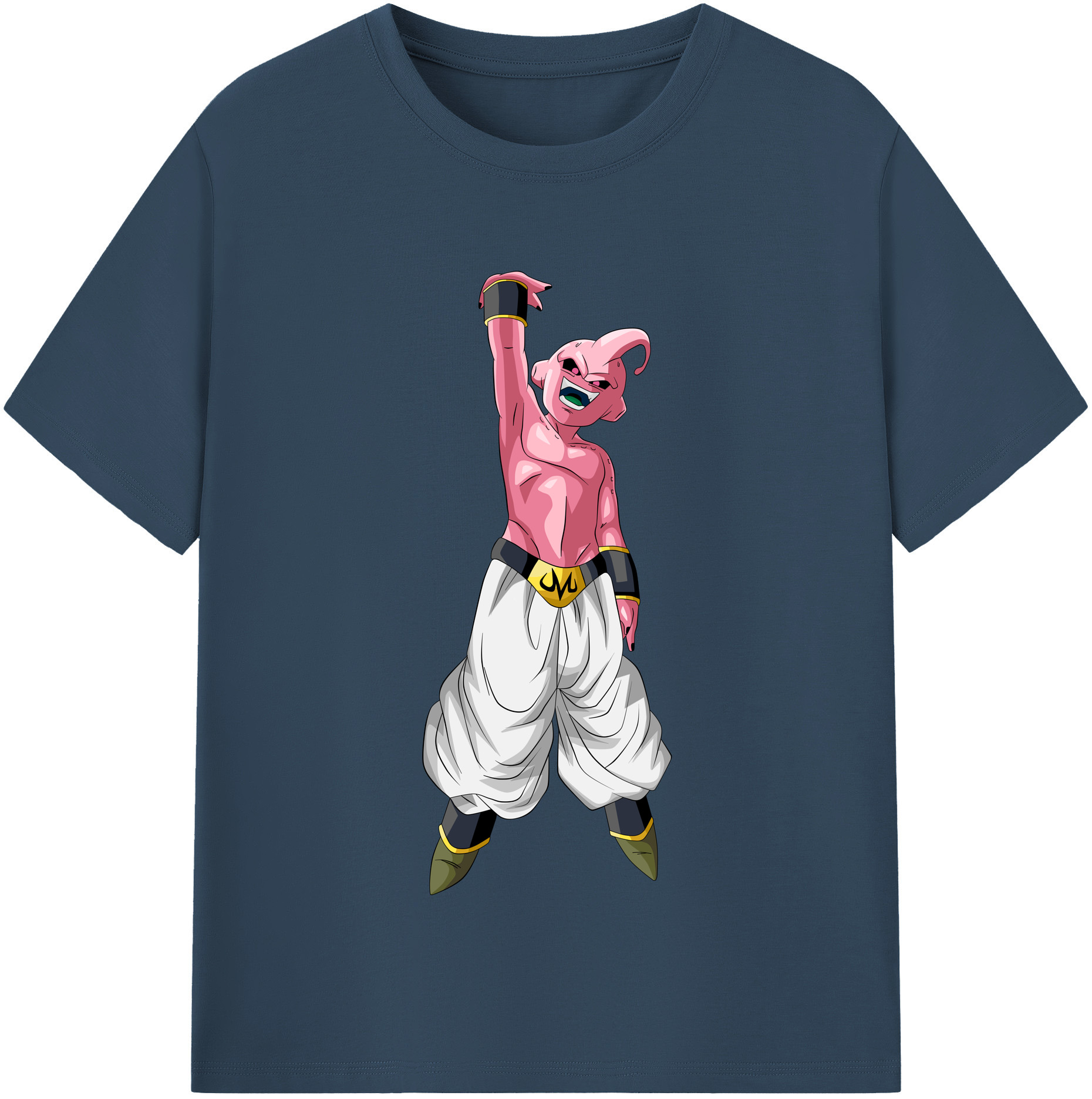 （画像用） ドラゴンボール 魔人ブウ DRAGON BALL Majin Buu レディースカジュアルプリントTシャツ（綿100％）