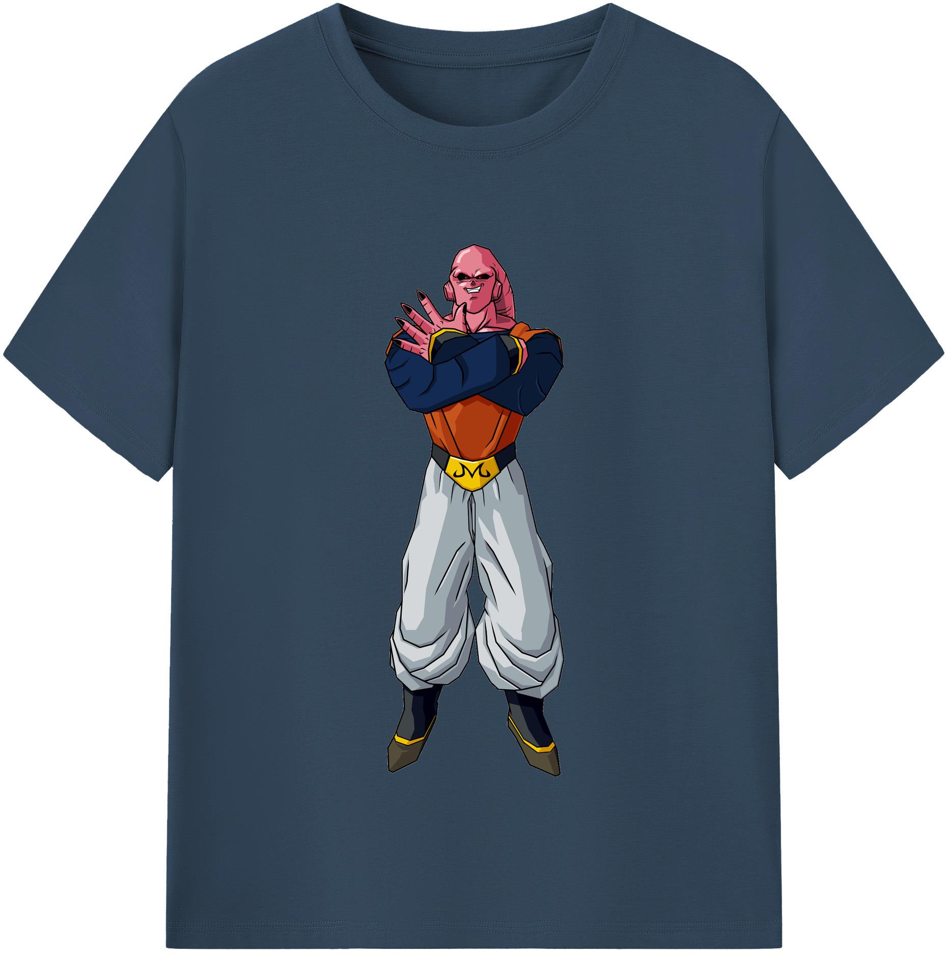 （画像用） ドラゴンボール 魔人ブウ DRAGON BALL Majin Buu レディースカジュアルプリントTシャツ（綿100％）