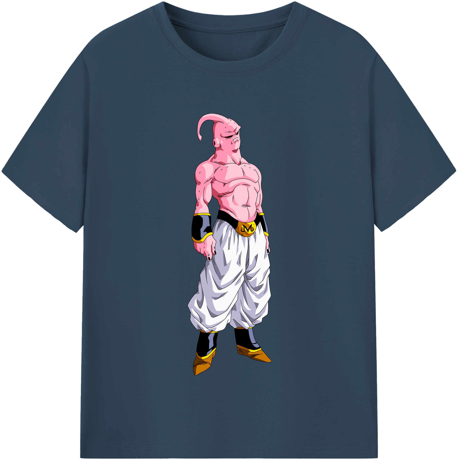 （画像用） ドラゴンボール 魔人ブウ DRAGON BALL Majin Buu レディースカジュアルプリントTシャツ（綿100％）
