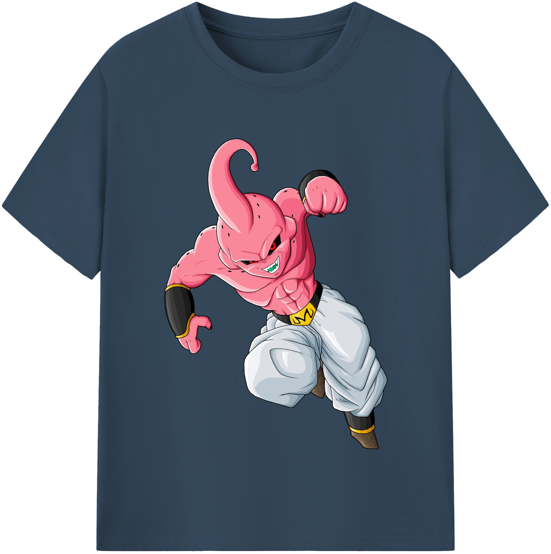 （画像用） ドラゴンボール 魔人ブウ DRAGON BALL Majin Buu レディースカジュアルプリントTシャツ（綿100％）