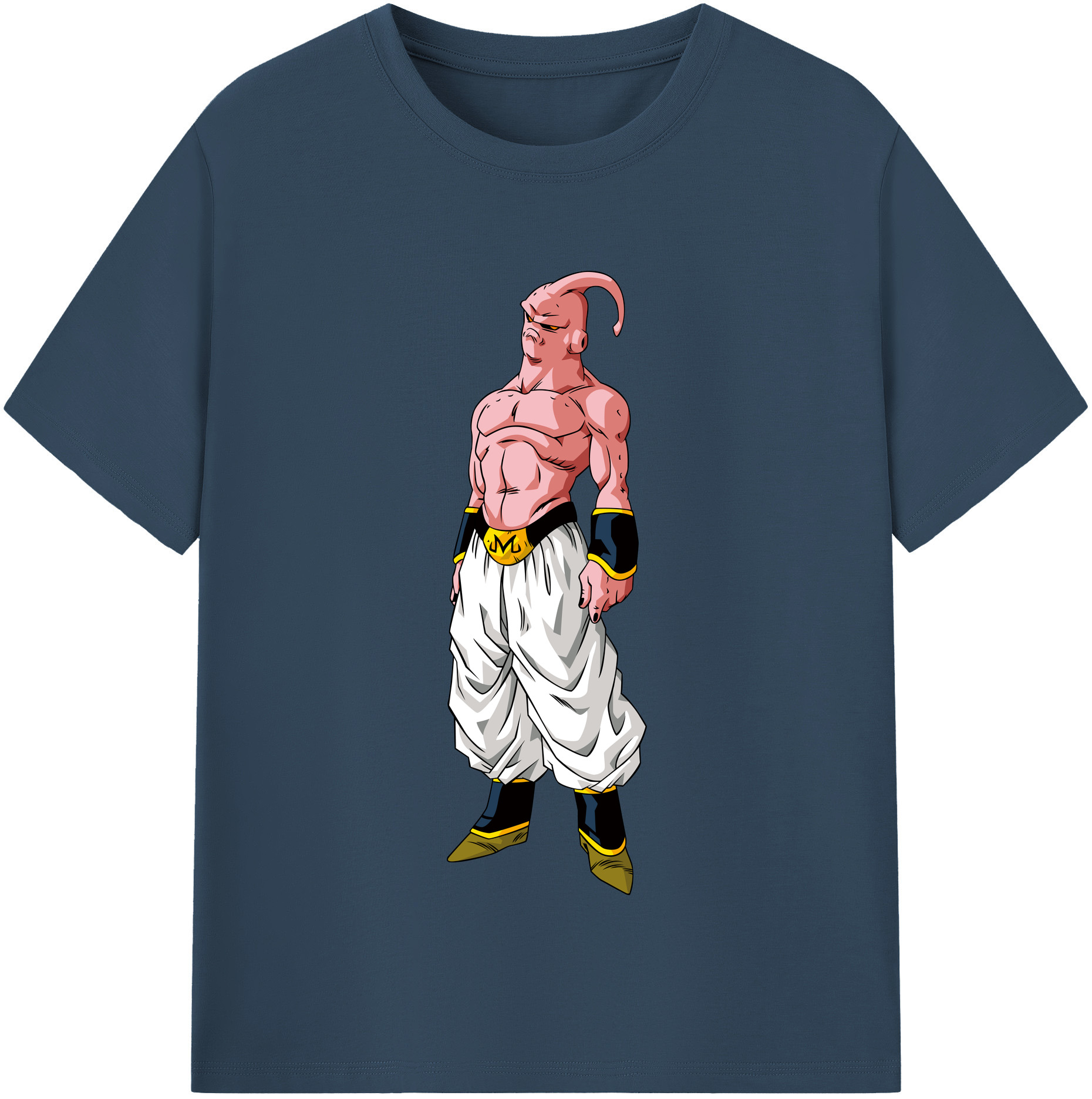 （画像用） ドラゴンボール 魔人ブウ DRAGON BALL Majin Buu レディースカジュアルプリントTシャツ（綿100％）