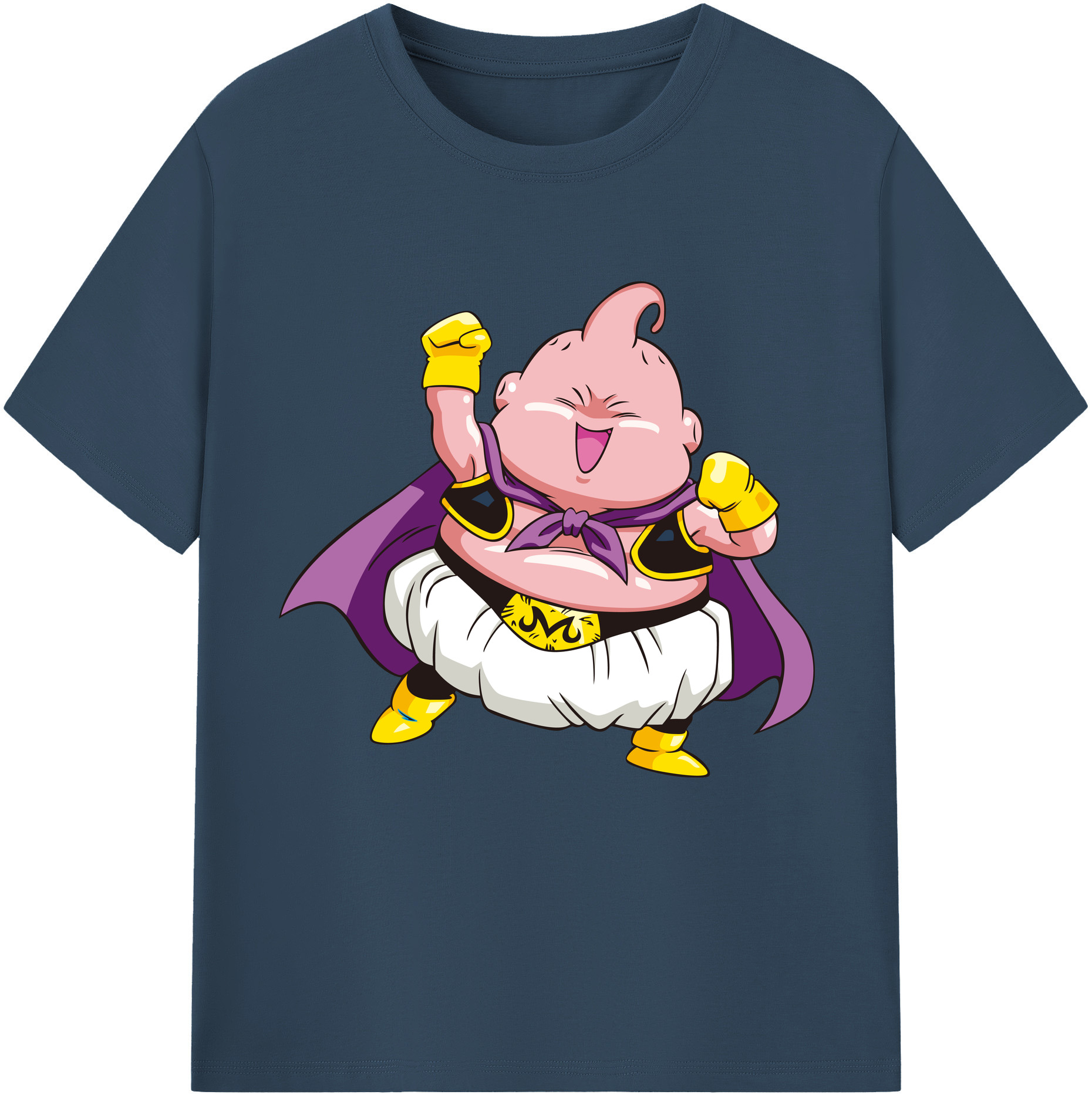 （画像用） ドラゴンボール 魔人ブウ DRAGON BALL Majin Buu レディースカジュアルプリントTシャツ（綿100％）