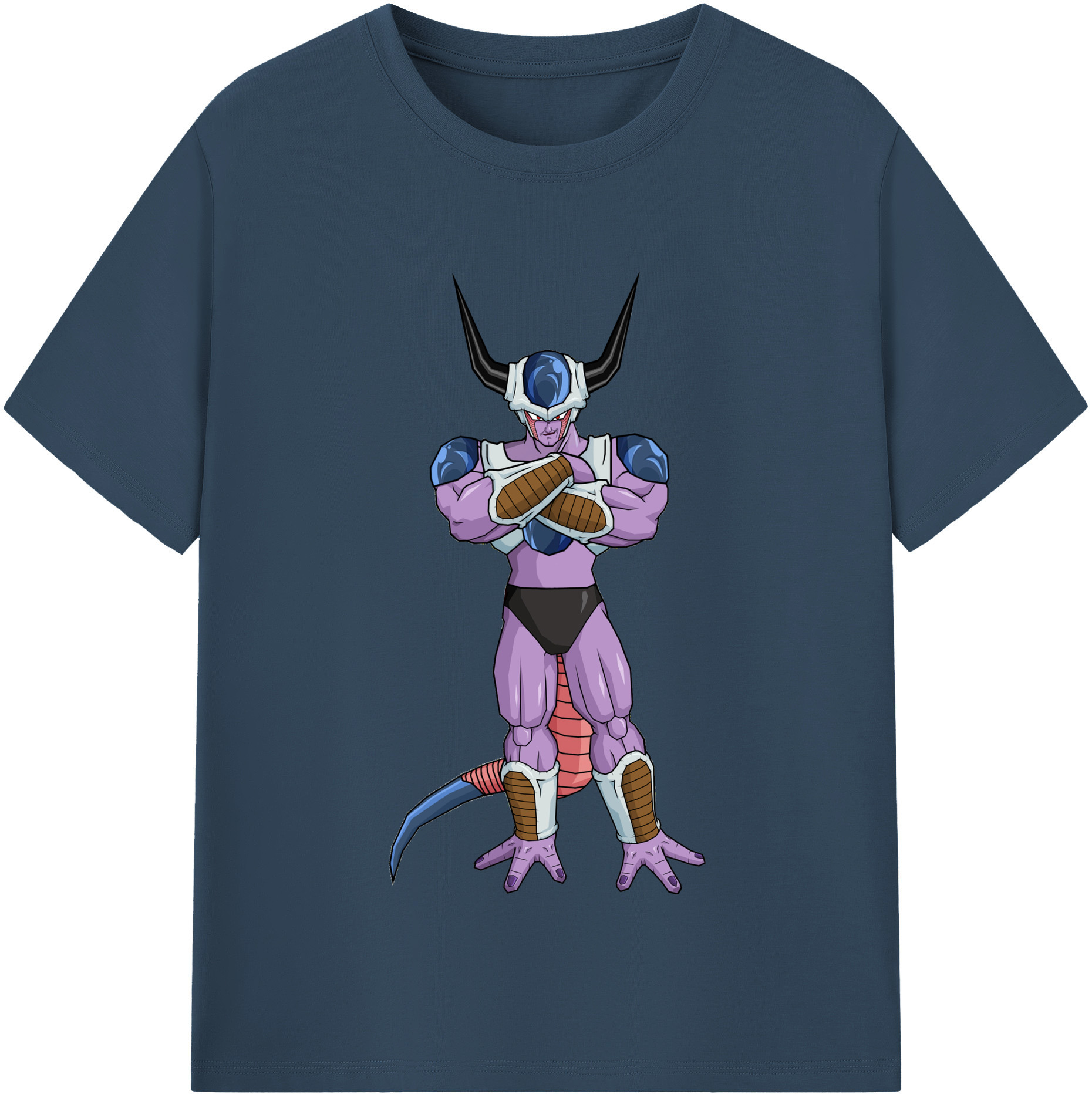 （画像用） ドラゴンボール フリーザ DRAGON BALL Frieza レディースカジュアルプリントTシャツ（綿100％）