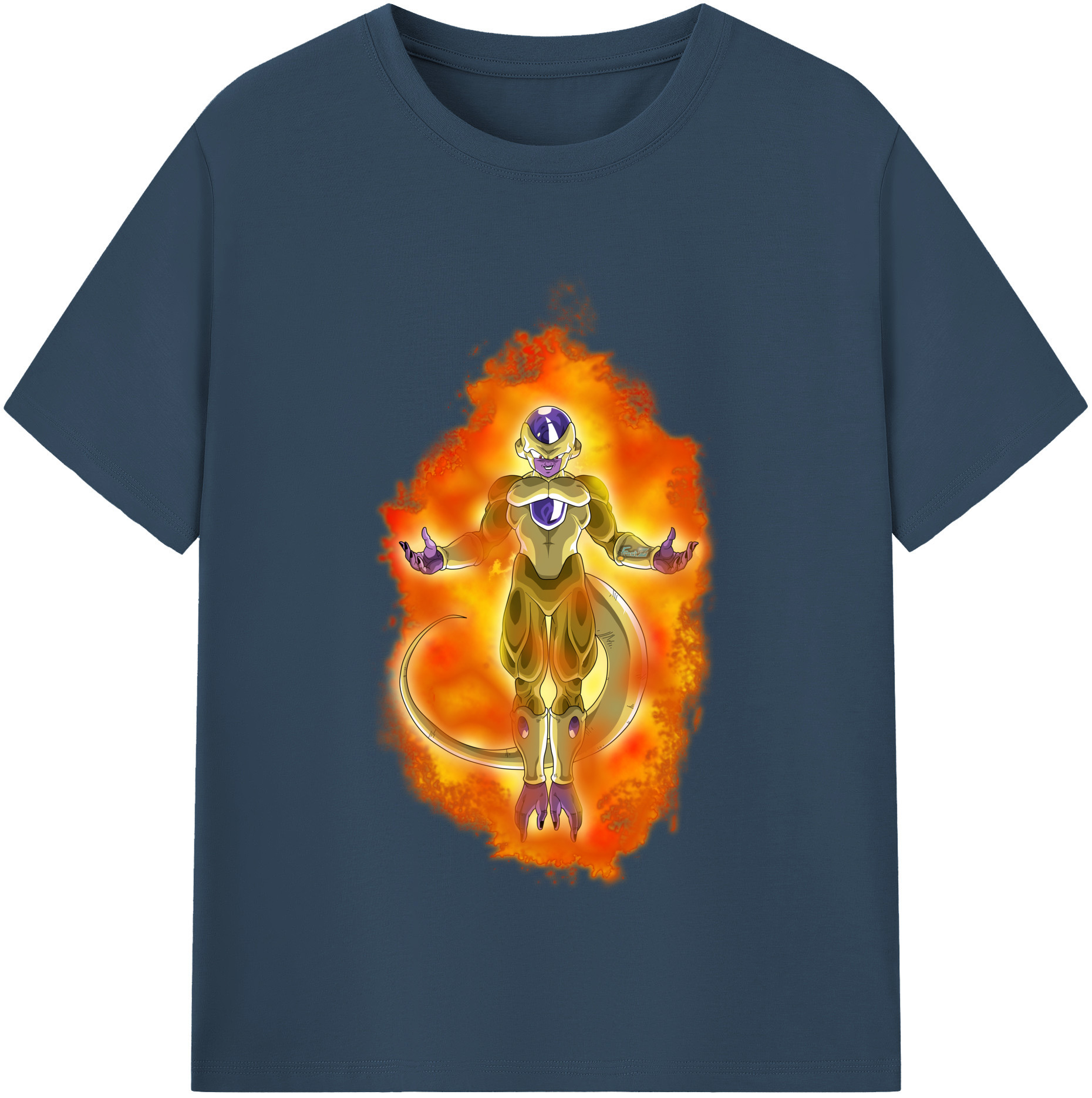 （画像用） ドラゴンボール フリーザ DRAGON BALL Frieza レディースカジュアルプリントTシャツ（綿100％）