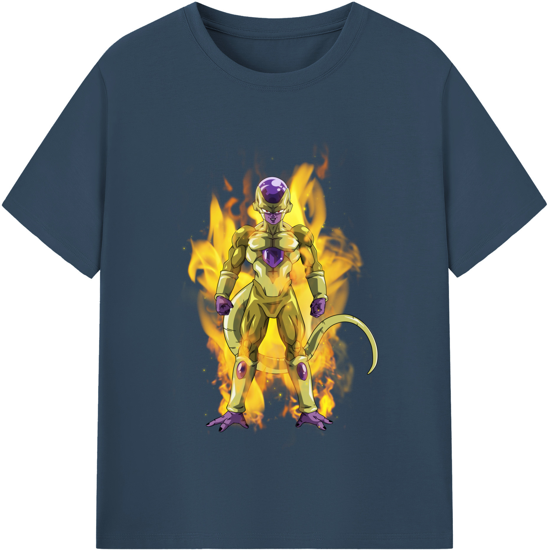 （画像用） ドラゴンボール フリーザ DRAGON BALL Frieza レディースカジュアルプリントTシャツ（綿100％）