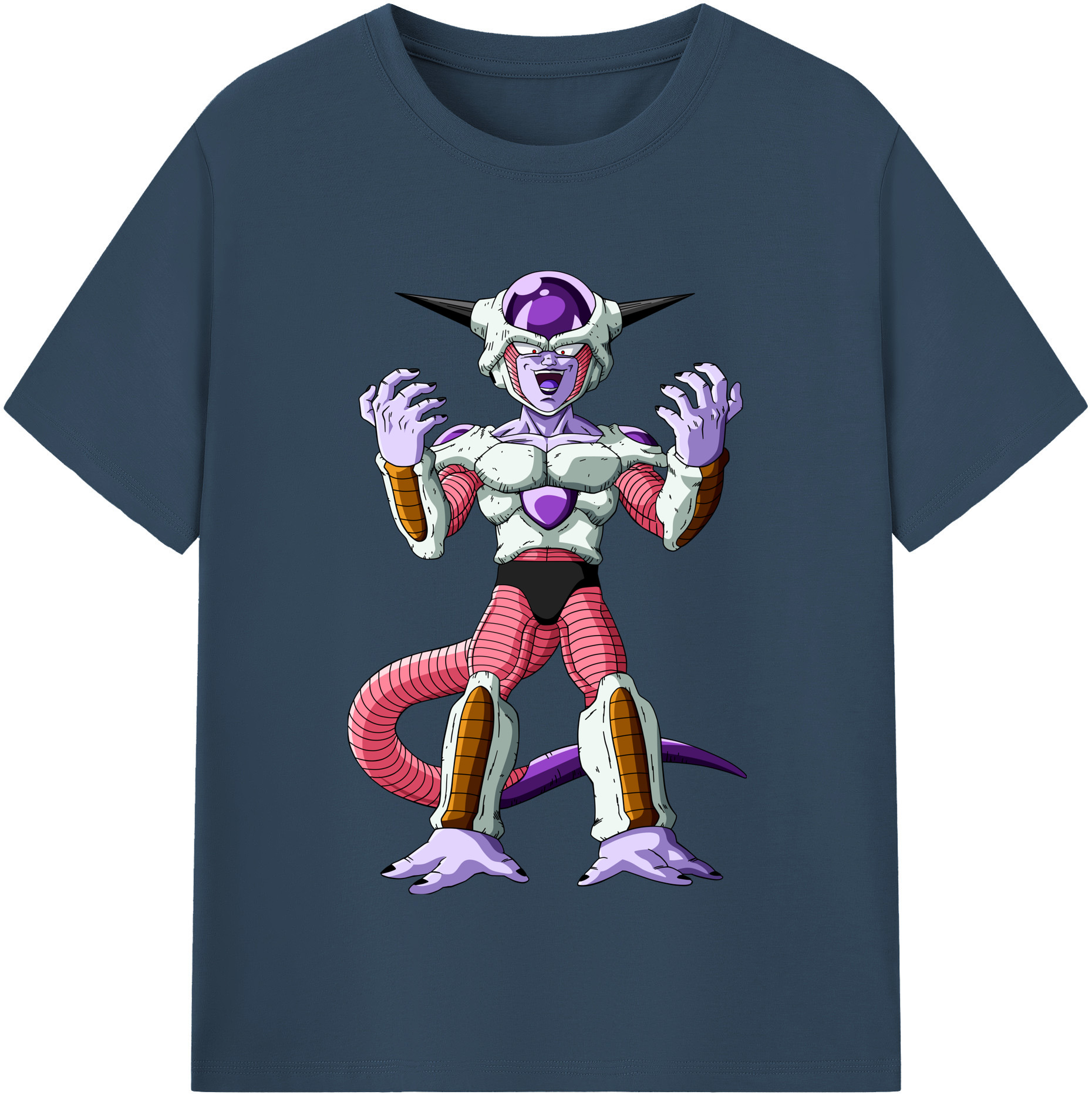 （画像用） ドラゴンボール フリーザ DRAGON BALL Frieza レディースカジュアルプリントTシャツ（綿100％）