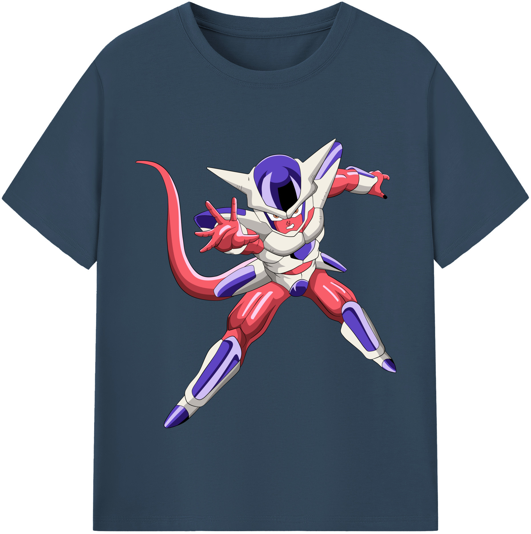 （画像用） ドラゴンボール フリーザ DRAGON BALL Frieza レディースカジュアルプリントTシャツ（綿100％）