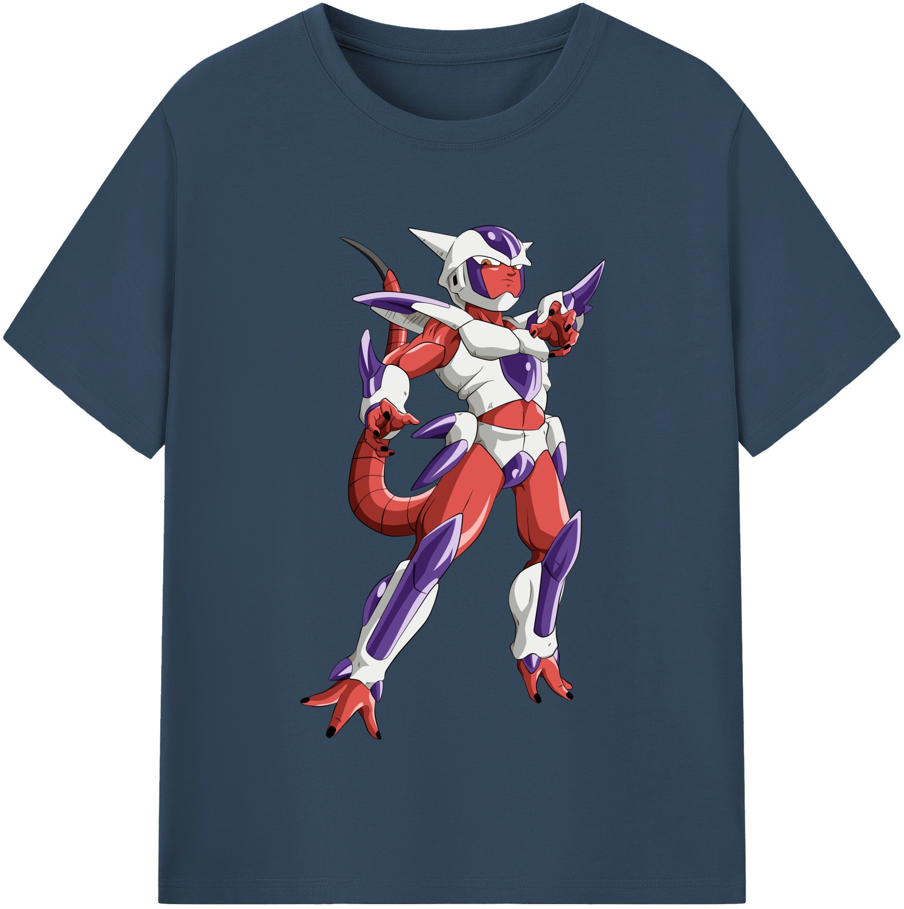 （画像用） ドラゴンボール フリーザ DRAGON BALL Frieza レディースカジュアルプリントTシャツ（綿100％）