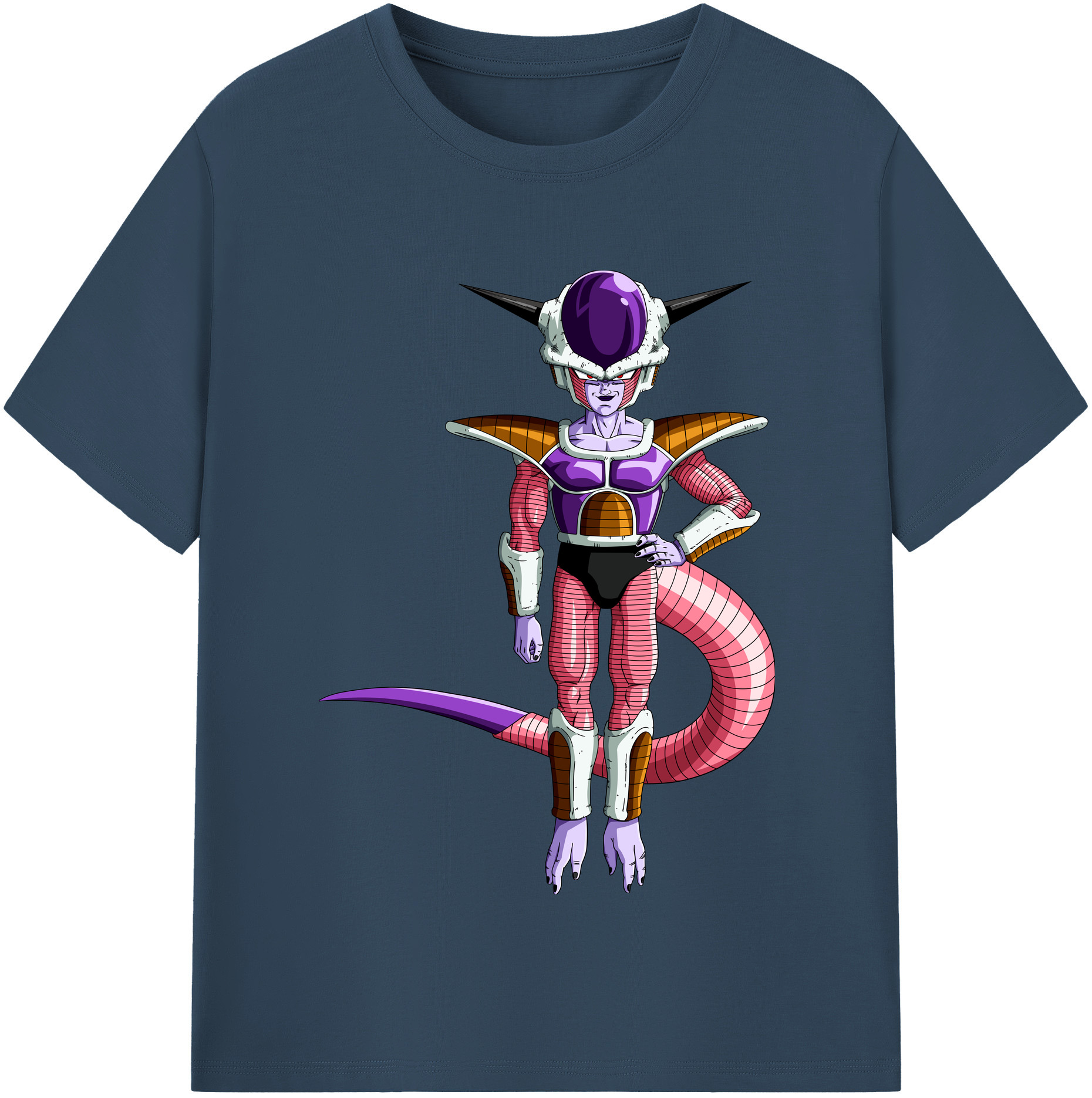 （画像用） ドラゴンボール フリーザ DRAGON BALL Frieza レディースカジュアルプリントTシャツ（綿100％）