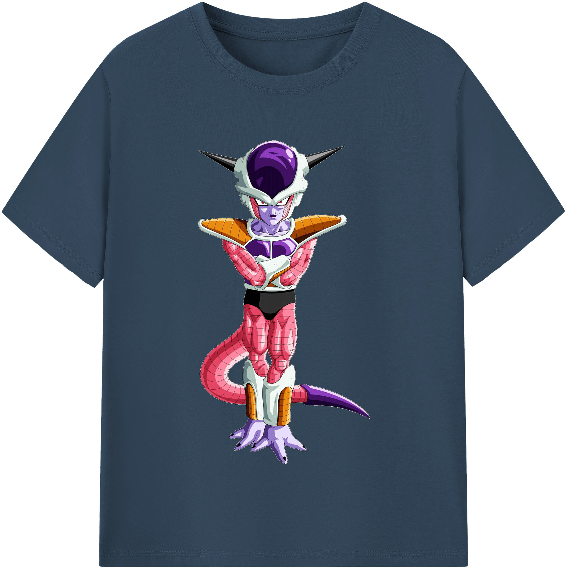 （画像用） ドラゴンボール フリーザ DRAGON BALL Frieza レディースカジュアルプリントTシャツ（綿100％）