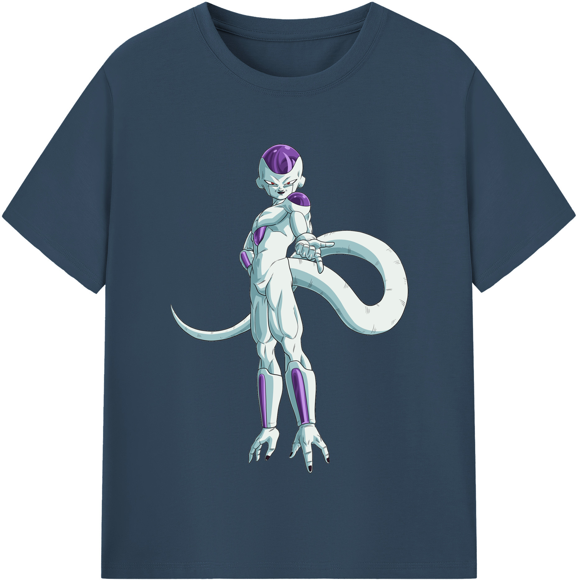 （画像用） ドラゴンボール フリーザ DRAGON BALL Frieza レディースカジュアルプリントTシャツ（綿100％）