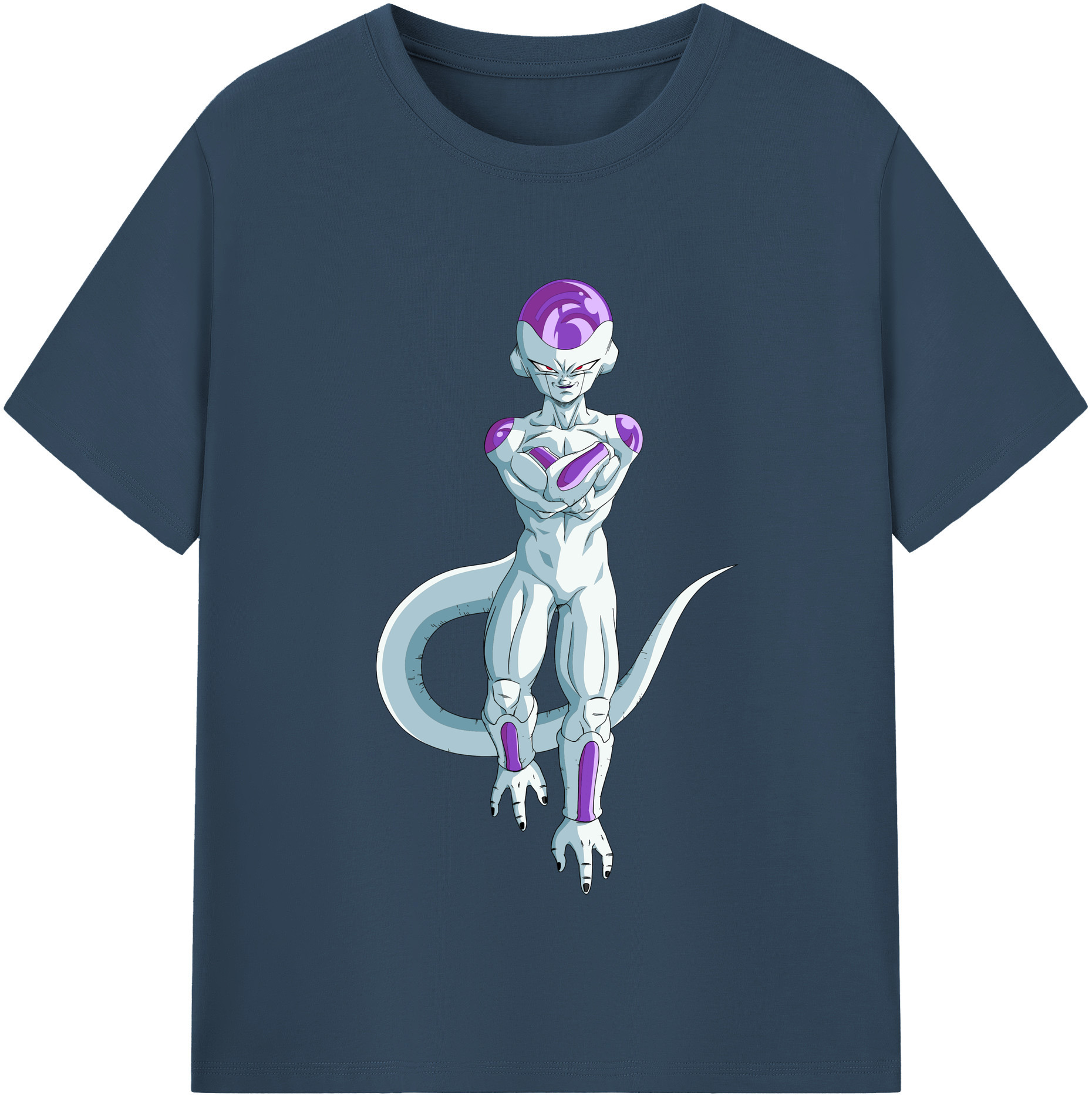 （画像用） ドラゴンボール フリーザ DRAGON BALL Frieza レディースカジュアルプリントTシャツ（綿100％）