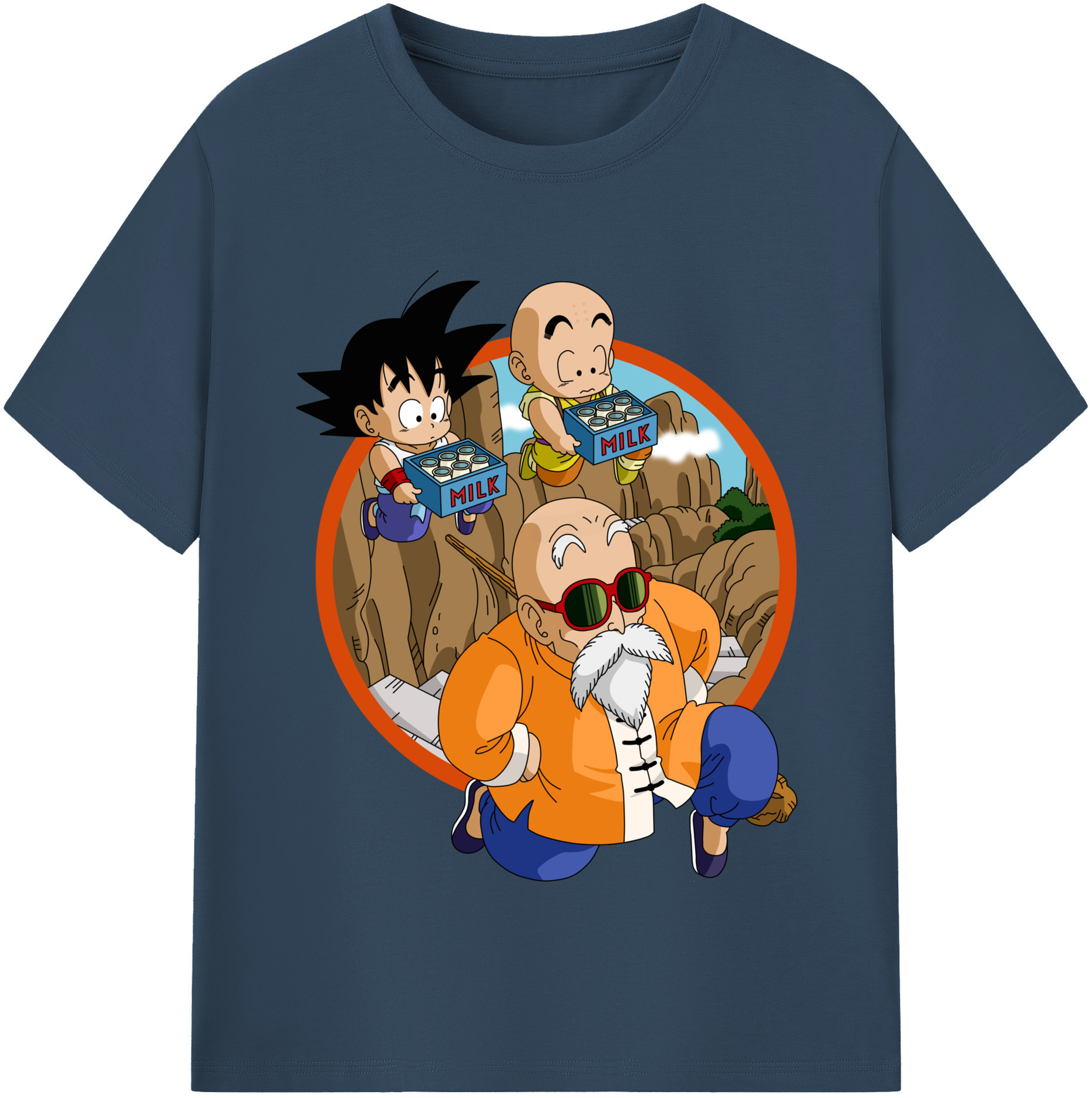 （画像用） ドラゴンボール 亀仙人（かめせんにん） DRAGON BALL Master Roshi Kame Sennin レディースカジュアルプリントTシャツ（綿100％）