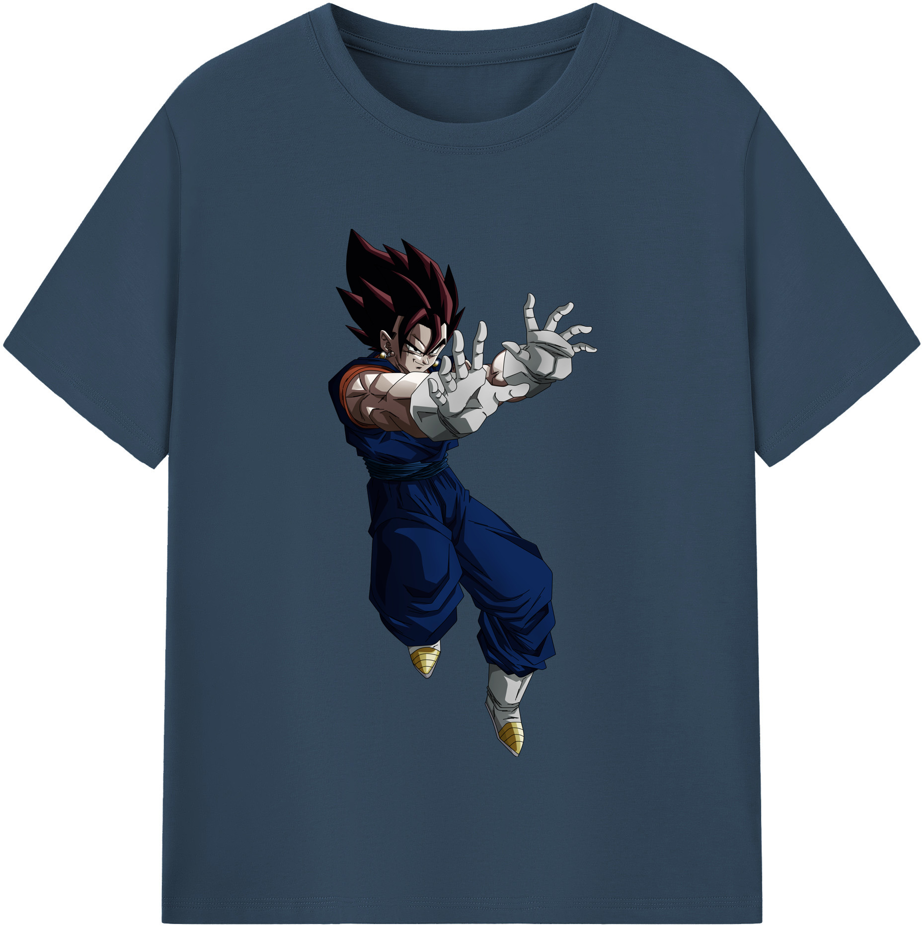 （画像用） ドラゴンボール ベジット DRAGON BALL Vegetto レディースカジュアルプリントTシャツ（綿100％）