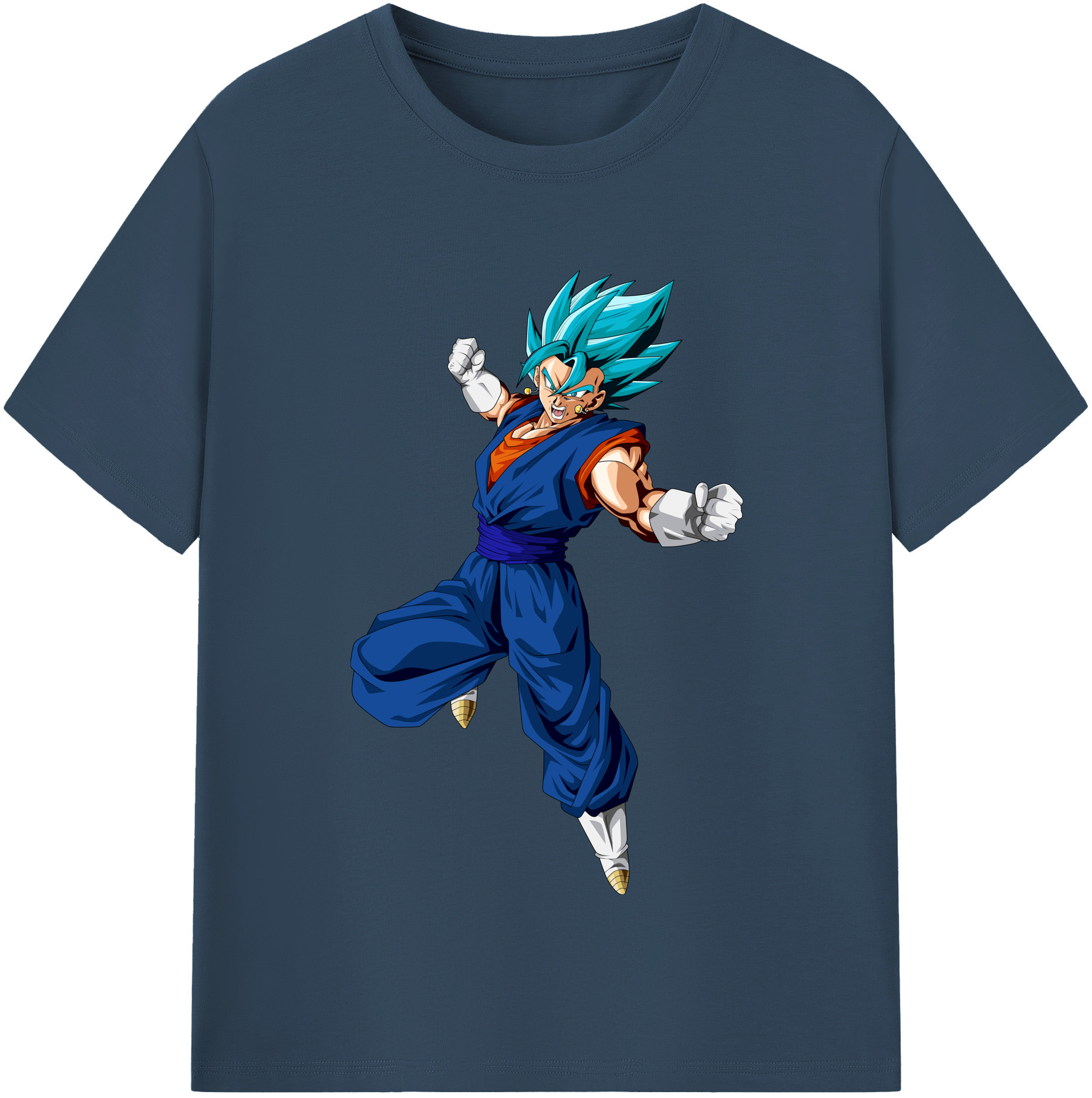 （画像用） ドラゴンボール ベジット DRAGON BALL Vegetto レディースカジュアルプリントTシャツ（綿100％）
