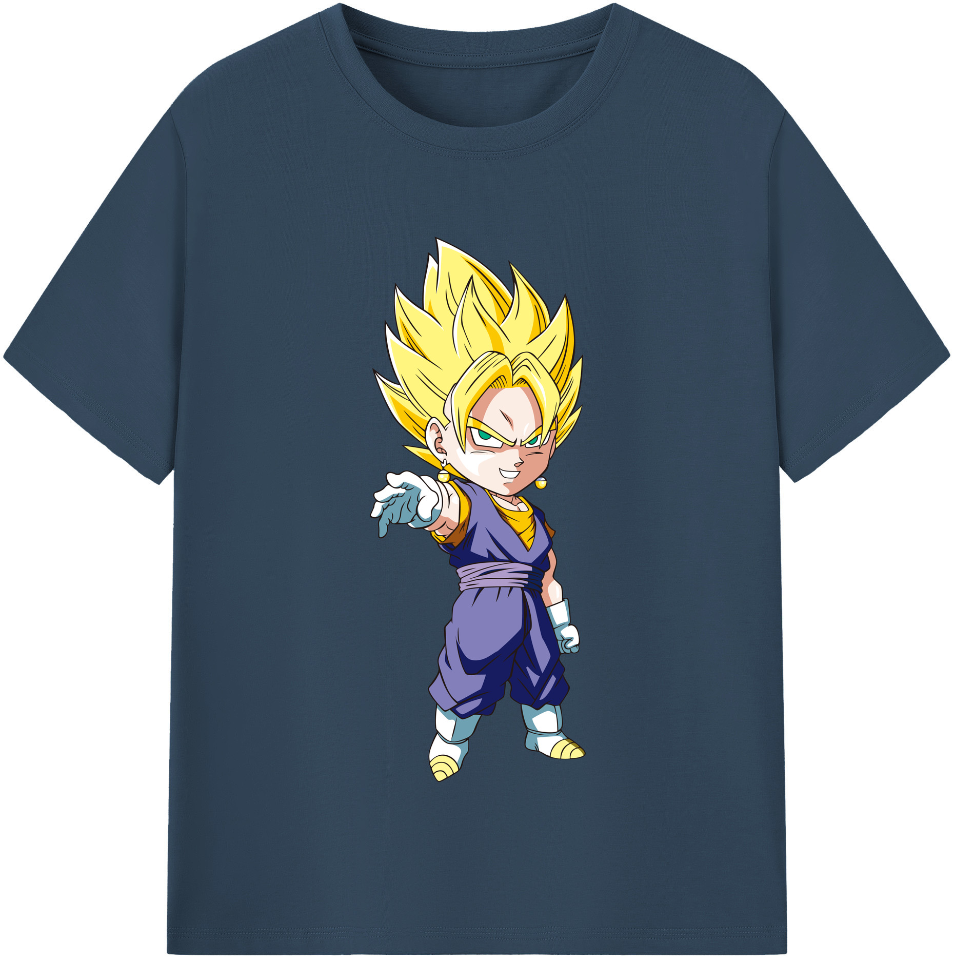 （画像用） ドラゴンボール ベジット DRAGON BALL Vegetto レディースカジュアルプリントTシャツ（綿100％）