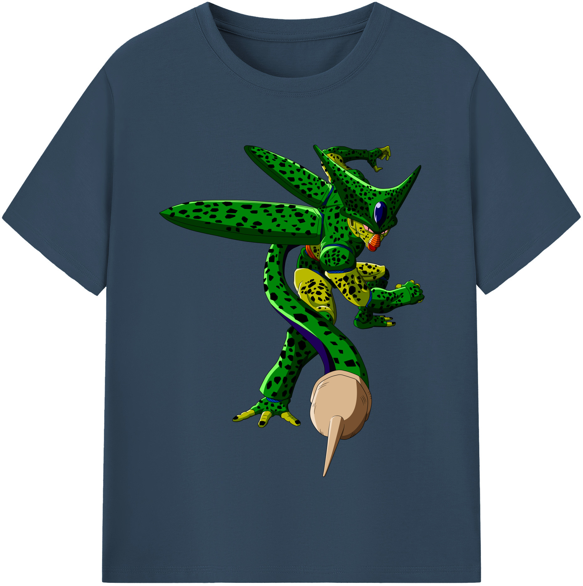 （画像用） ドラゴンボール セル DRAGON BALL Cell レディースカジュアルプリントTシャツ（綿100％）
