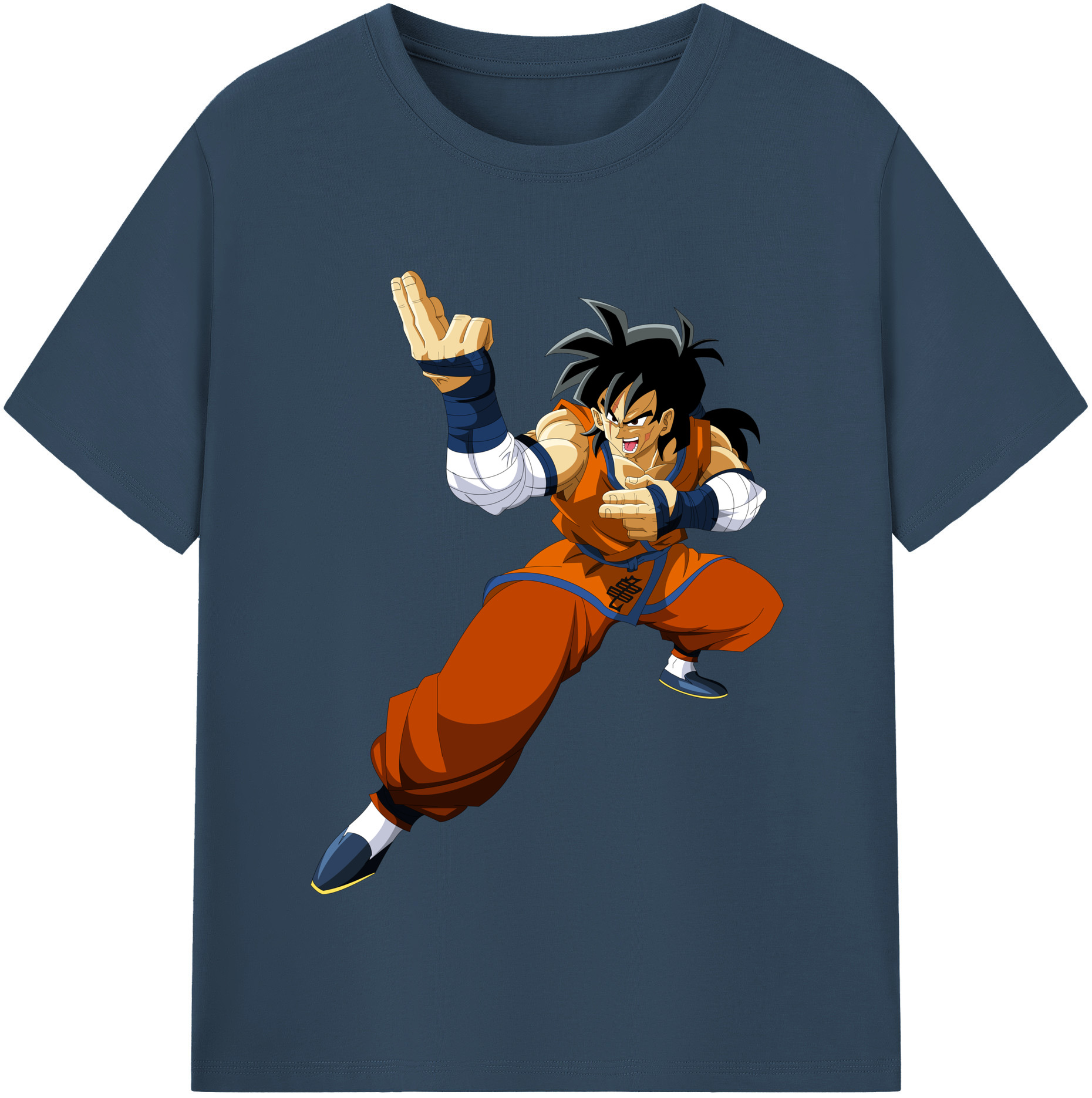 （画像用） ドラゴンボール ヤムチャ DRAGON BALL Yamcha レディースカジュアルプリントTシャツ（綿100％）