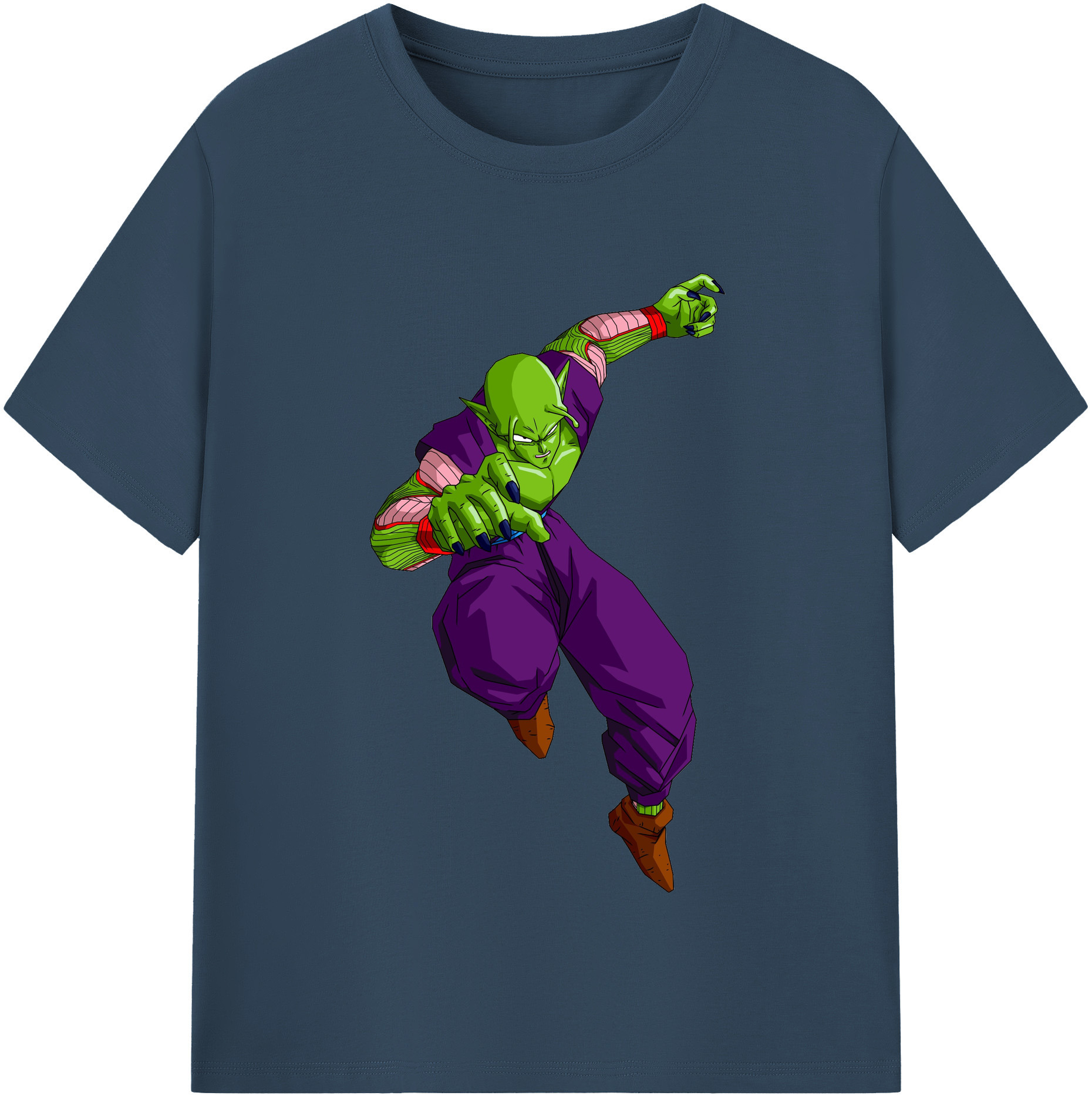 （画像用） ドラゴンボール ピッコロ DRAGON BALL Piccolo レディースカジュアルプリントTシャツ（綿100％）