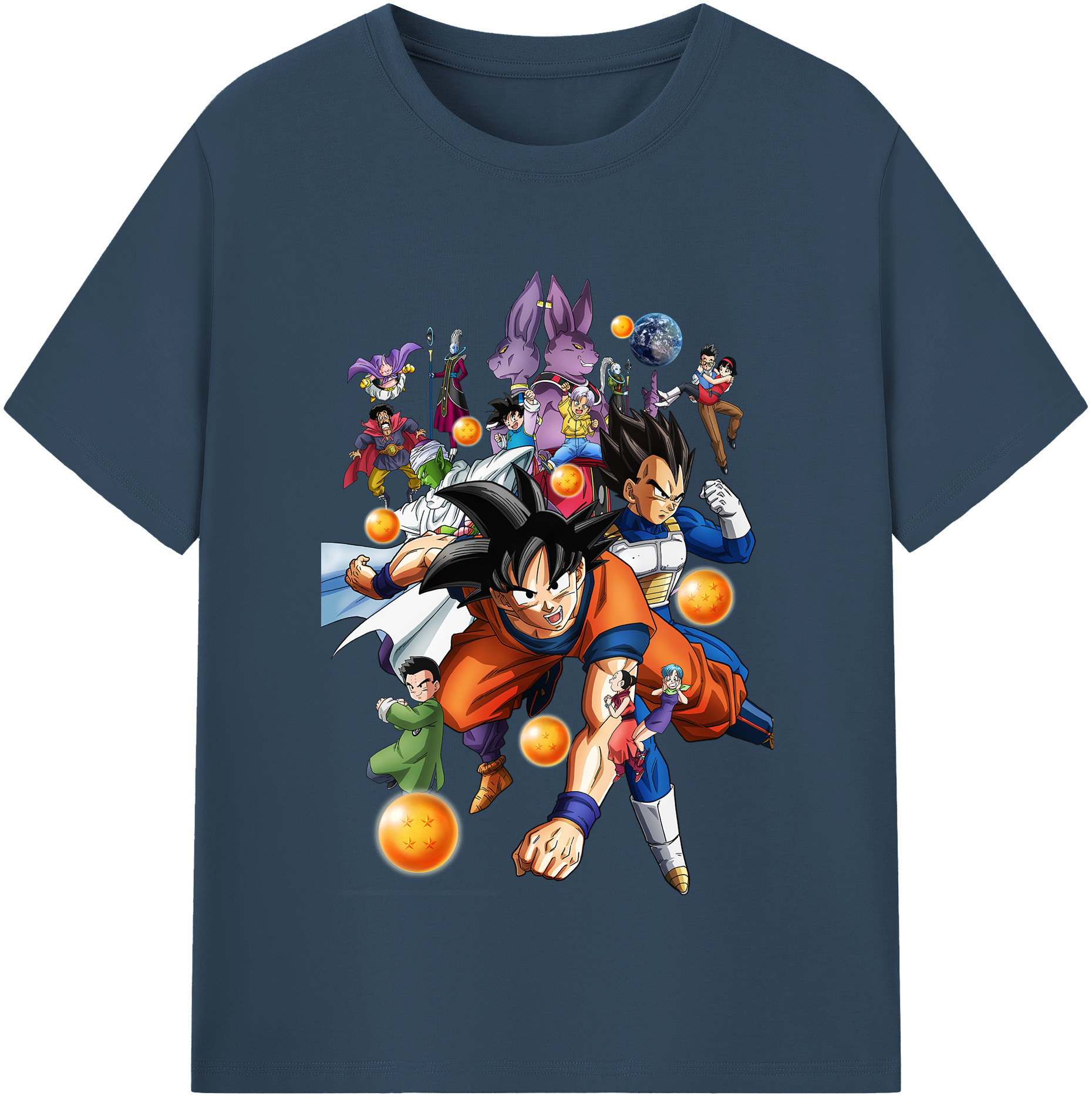 （画像用） ドラゴンボール DRAGON BALL レディースカジュアルプリントTシャツ（綿100％）