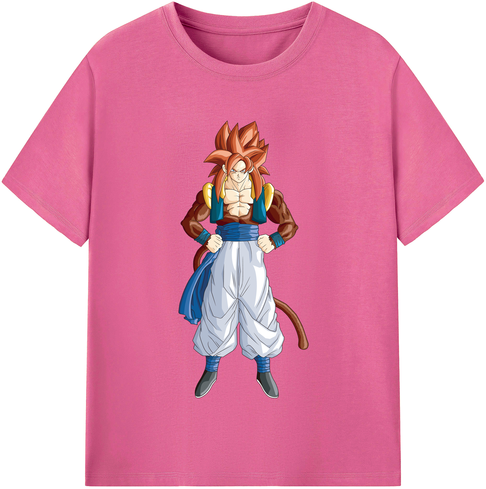 （画像用） ドラゴンボール 孫悟空（そん ごくう）Son Goku カカロット DRAGON BALL Kakarotto レディースカジュアルプリントTシャツ（綿100％）