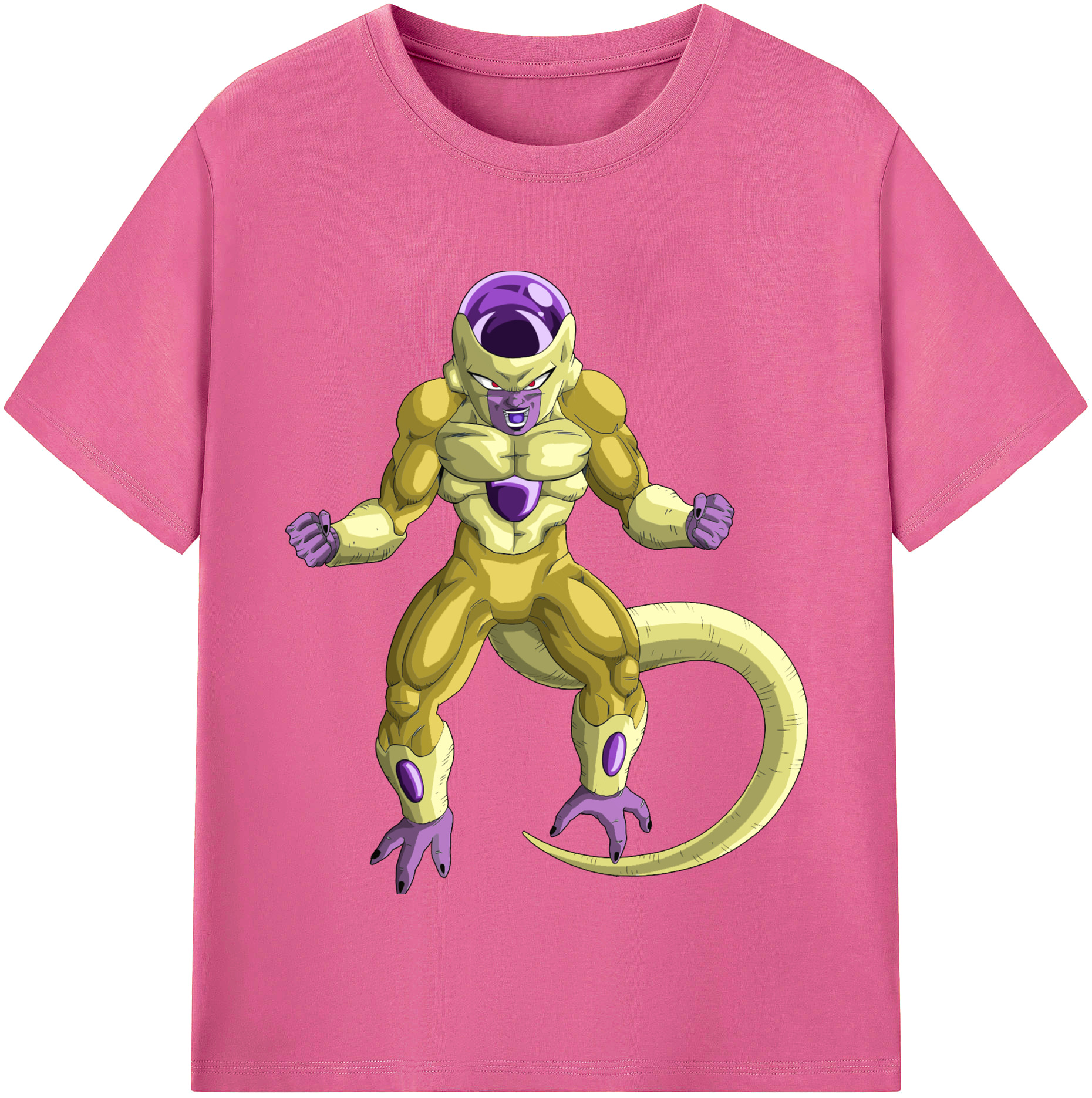 （画像用） ドラゴンボール フリーザ DRAGON BALL Frieza レディースカジュアルプリントTシャツ（綿100％）